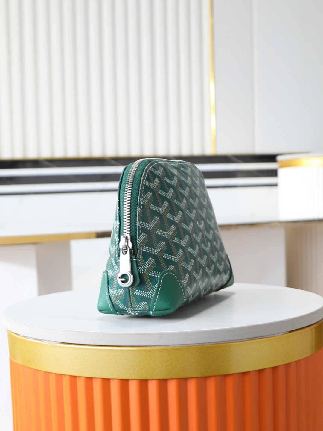 GOYARD 戈雅化妆包  Vendome (Canvas and Leather) — Women's Cosmetic Bag-F0- VENDOTPMLTY