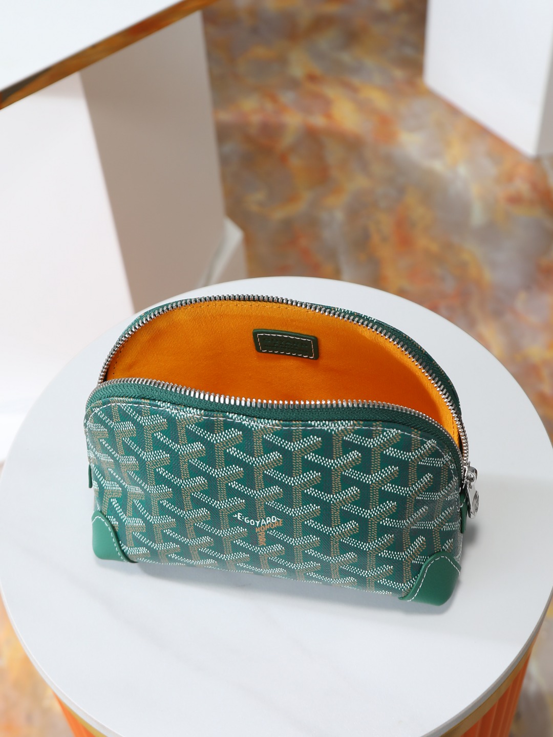GOYARD 戈雅化妆包  Vendome (Canvas and Leather) — Women's Cosmetic Bag-F0- VENDOTPMLTY