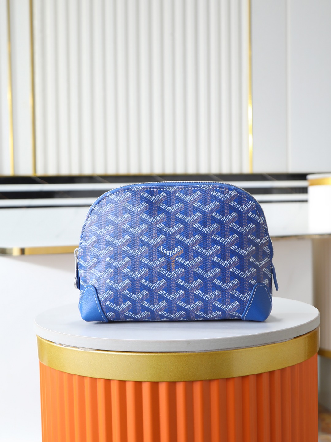 GOYARD 戈雅化妆包  Vendome (Canvas and Leather) — Women's Cosmetic Bag-F0- VENDOTPMLTY