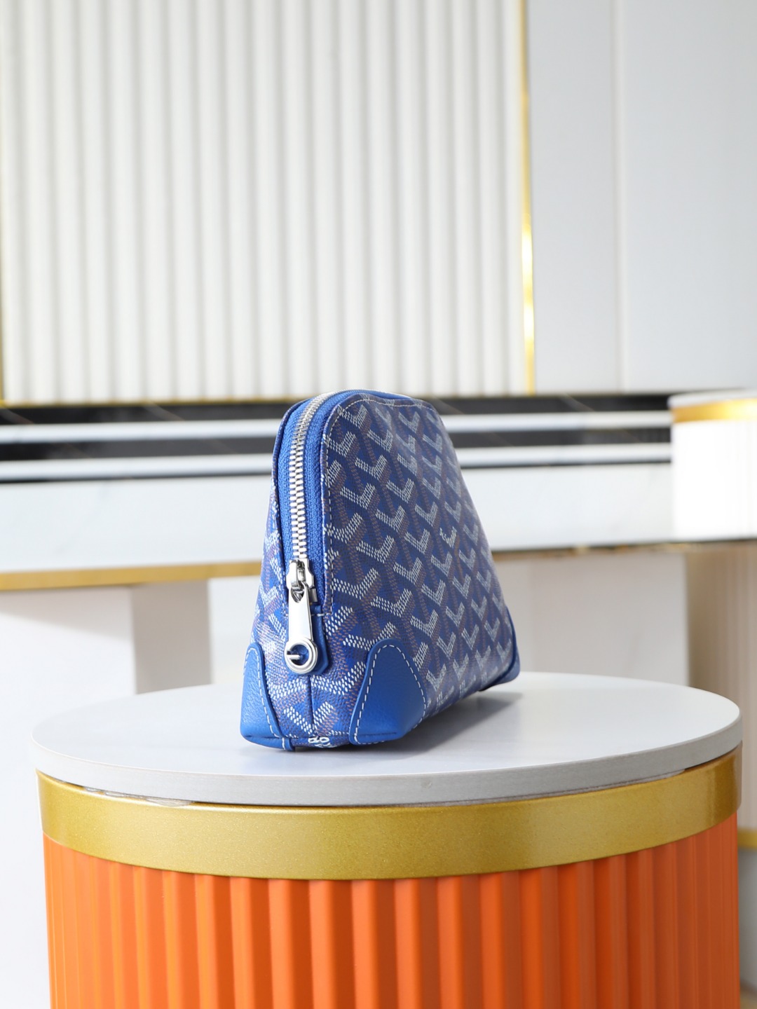 GOYARD 戈雅化妆包  Vendome (Canvas and Leather) — Women's Cosmetic Bag-F0- VENDOTPMLTY