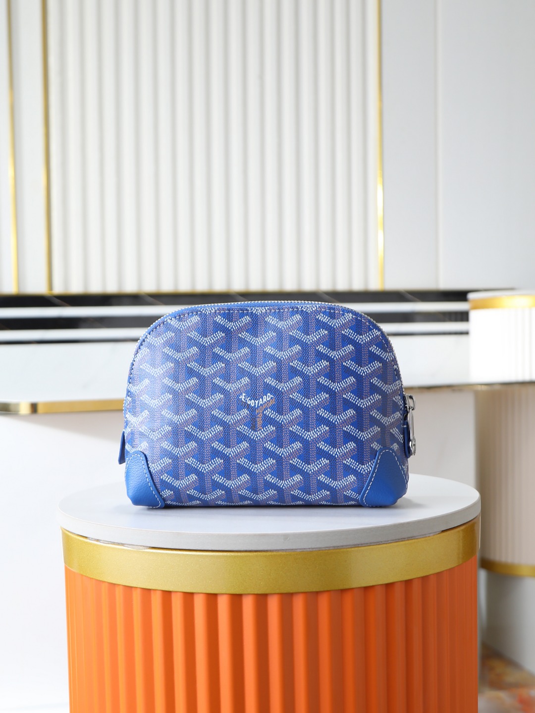 GOYARD 戈雅化妆包  Vendome (Canvas and Leather) — Women's Cosmetic Bag-F0- VENDOTPMLTY
