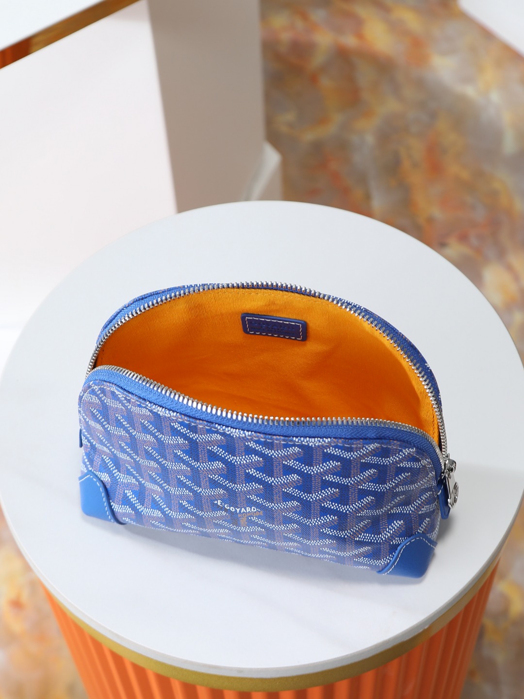 GOYARD 戈雅化妆包  Vendome (Canvas and Leather) — Women's Cosmetic Bag-F0- VENDOTPMLTY