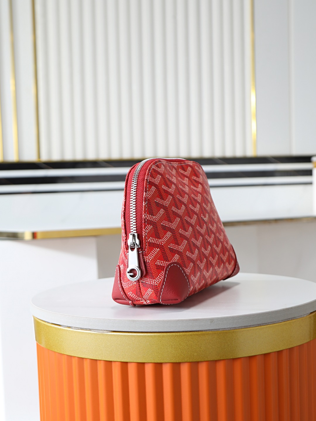 GOYARD 戈雅化妆包  Vendome (Canvas and Leather) — Women's Cosmetic Bag-F0- VENDOTPMLTY