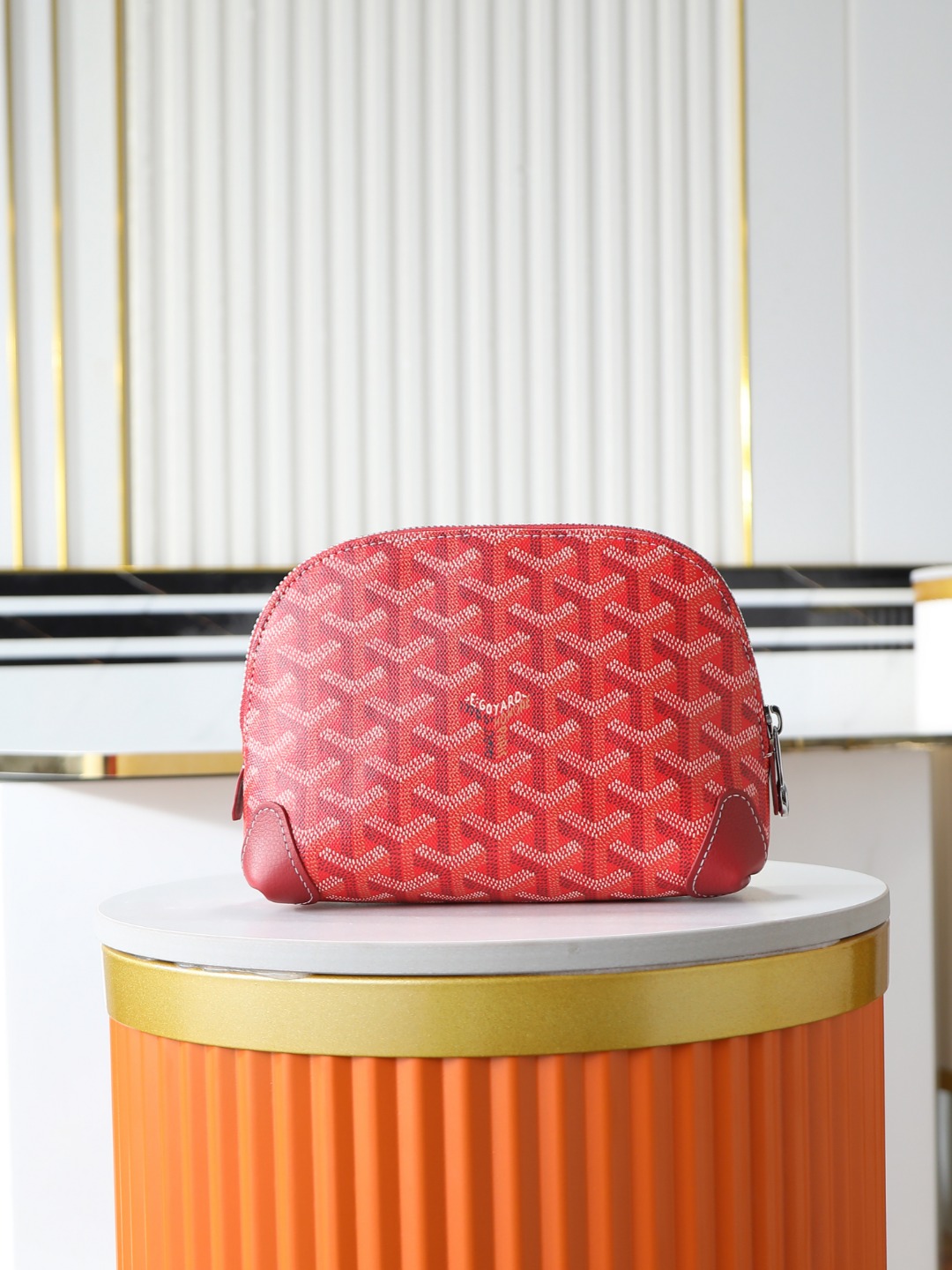 GOYARD 戈雅化妆包  Vendome (Canvas and Leather) — Women's Cosmetic Bag-F0- VENDOTPMLTY
