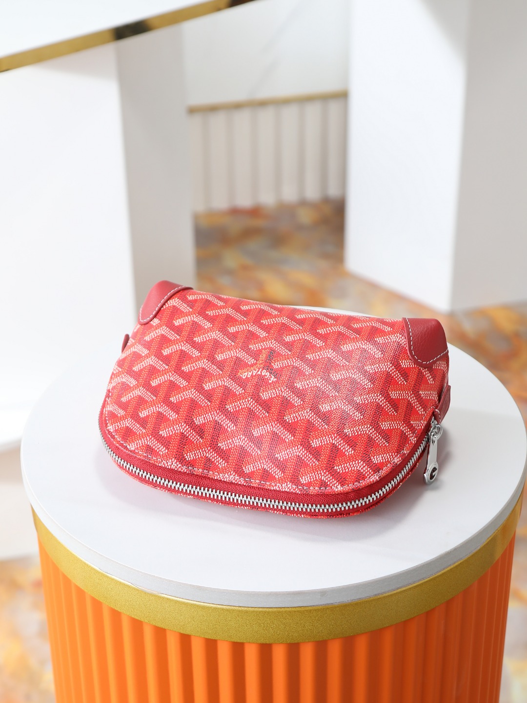 GOYARD 戈雅化妆包  Vendome (Canvas and Leather) — Women's Cosmetic Bag-F0- VENDOTPMLTY