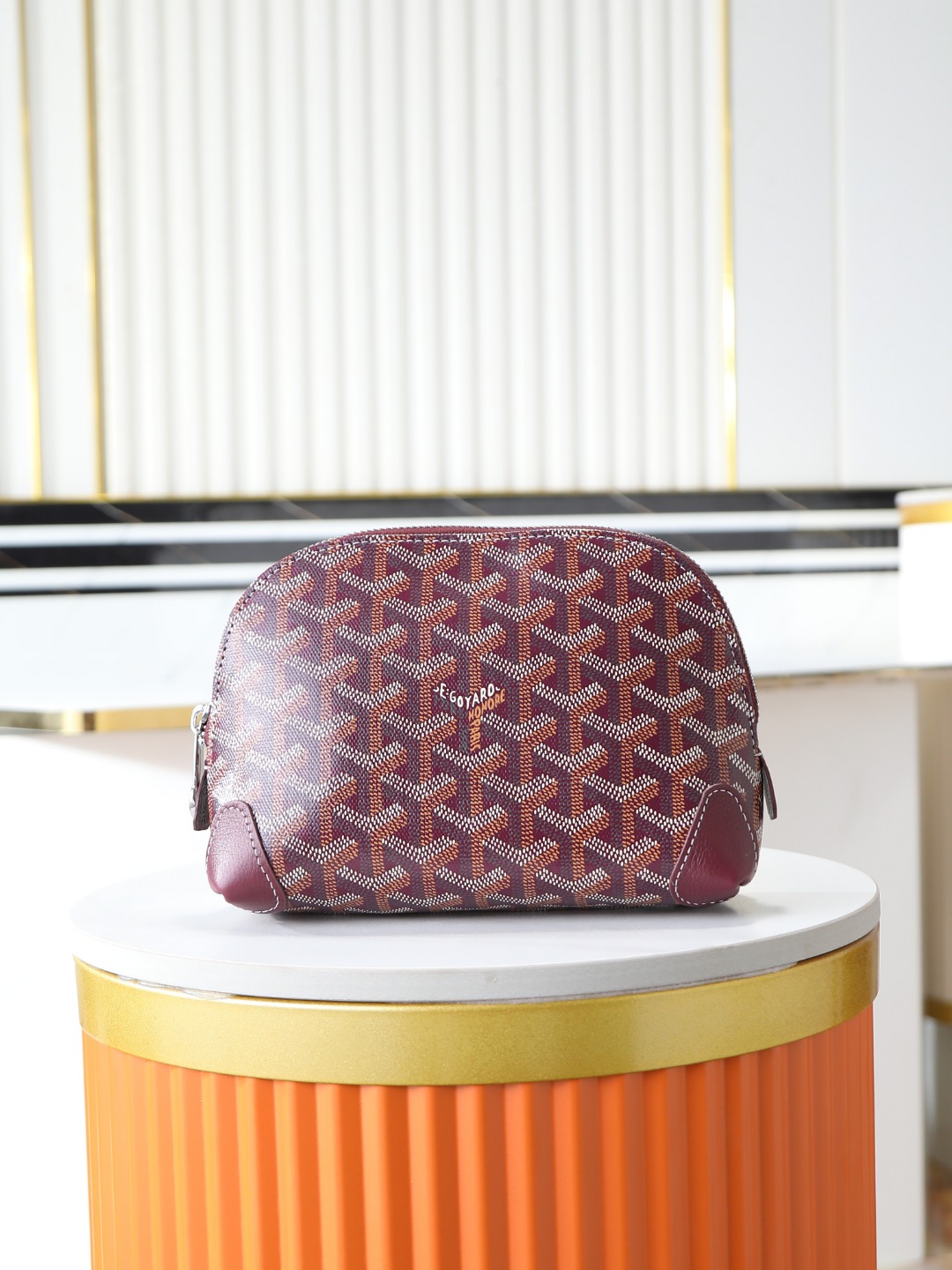 GOYARD 戈雅化妆包  Vendome (Canvas and Leather) — Women's Cosmetic Bag-F0- VENDOTPMLTY