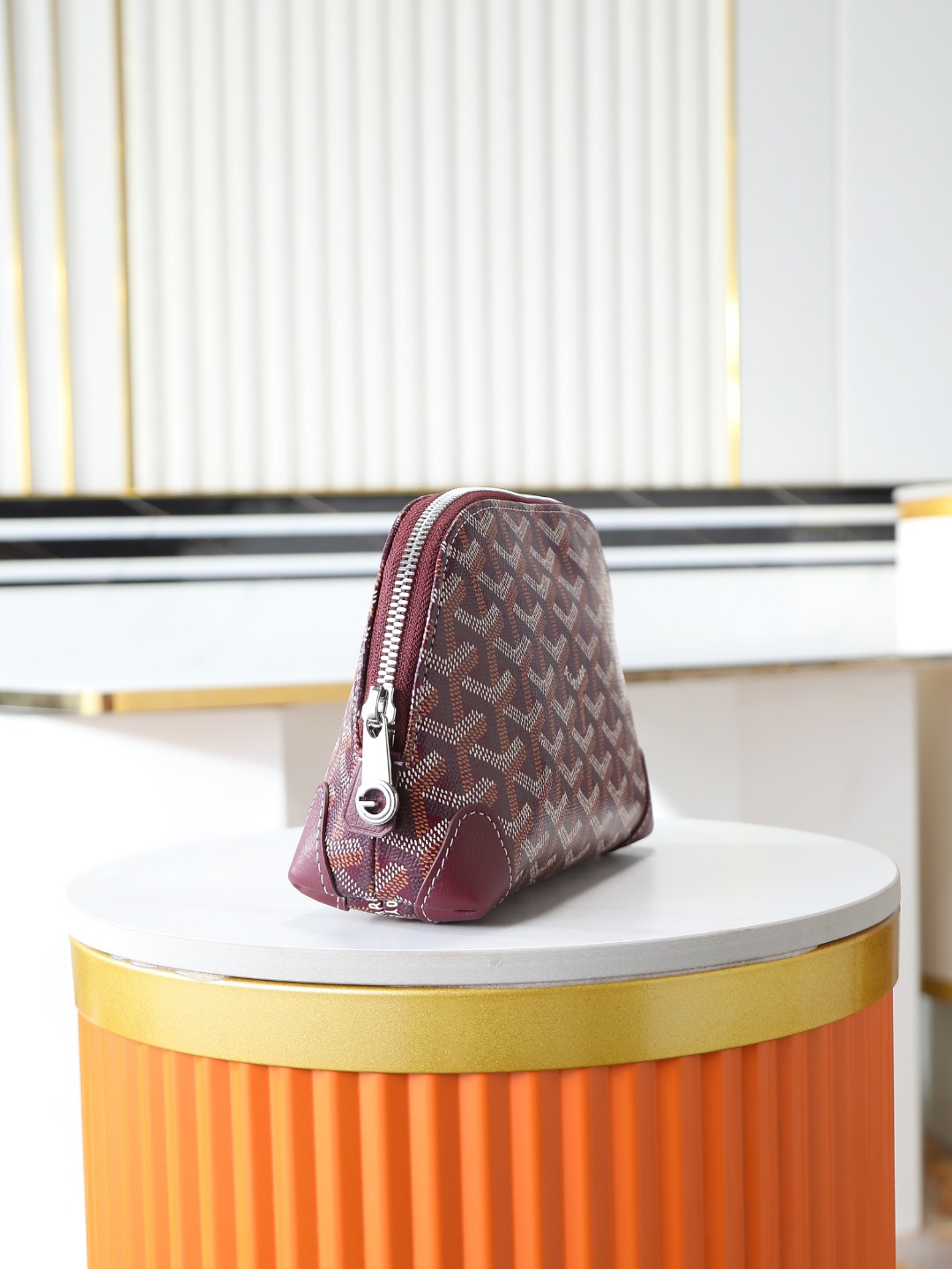 GOYARD 戈雅化妆包  Vendome (Canvas and Leather) — Women's Cosmetic Bag-F0- VENDOTPMLTY