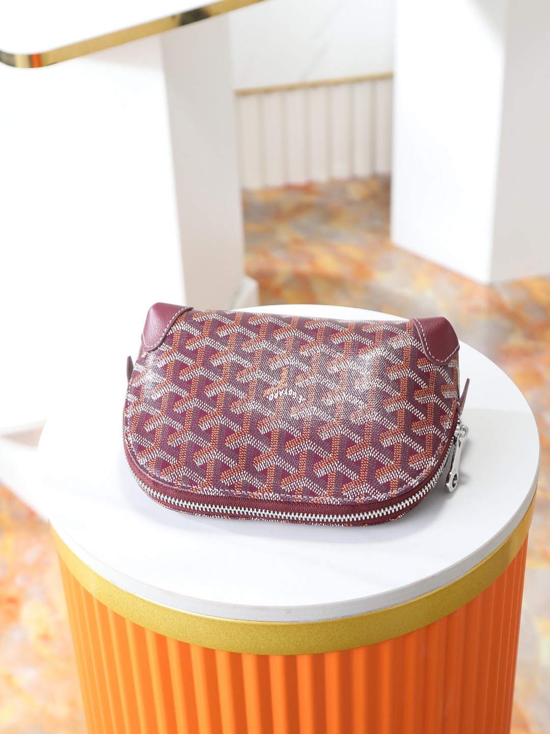 GOYARD 戈雅化妆包  Vendome (Canvas and Leather) — Women's Cosmetic Bag-F0- VENDOTPMLTY