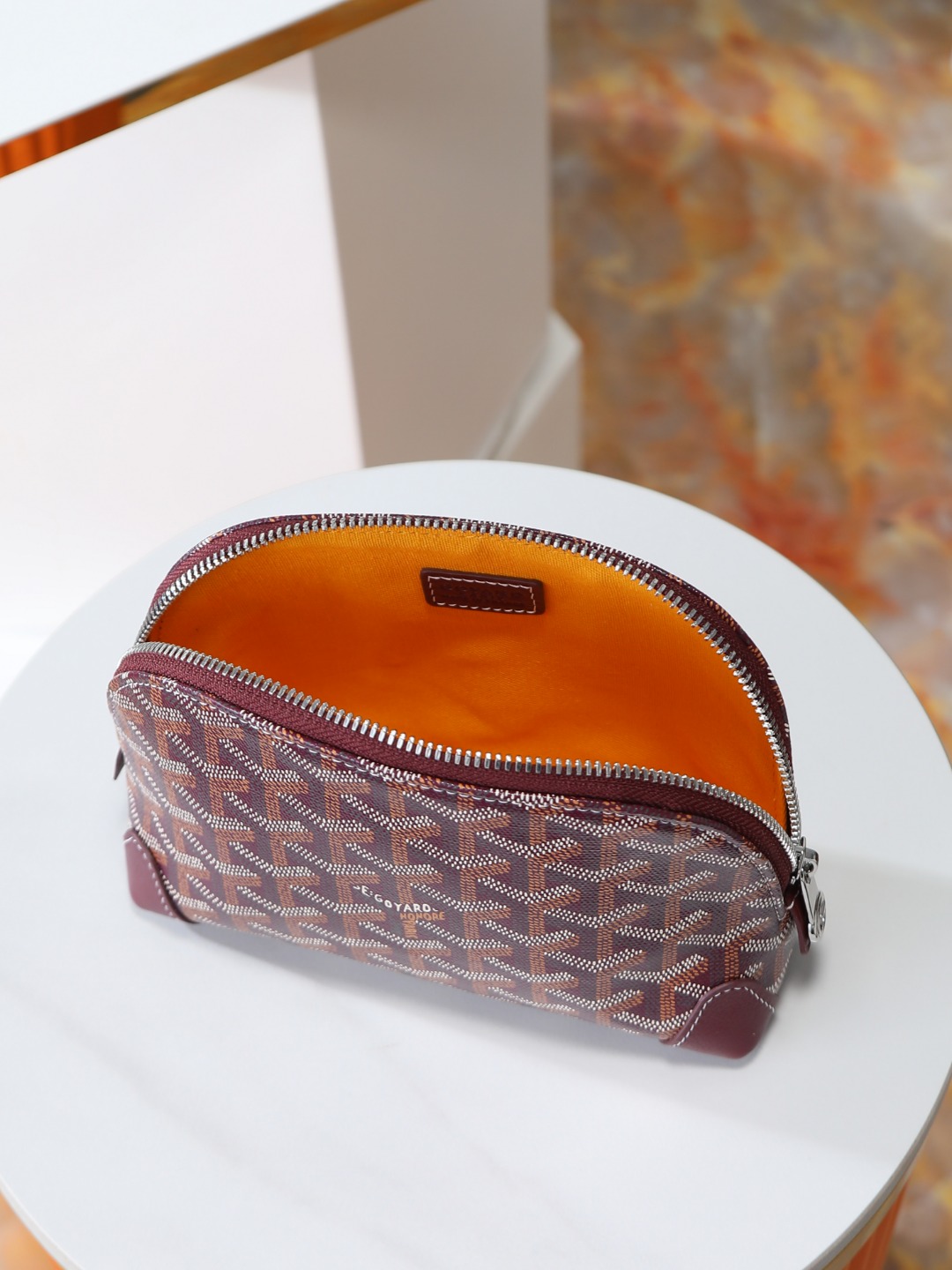GOYARD 戈雅化妆包  Vendome (Canvas and Leather) — Women's Cosmetic Bag-F0- VENDOTPMLTY