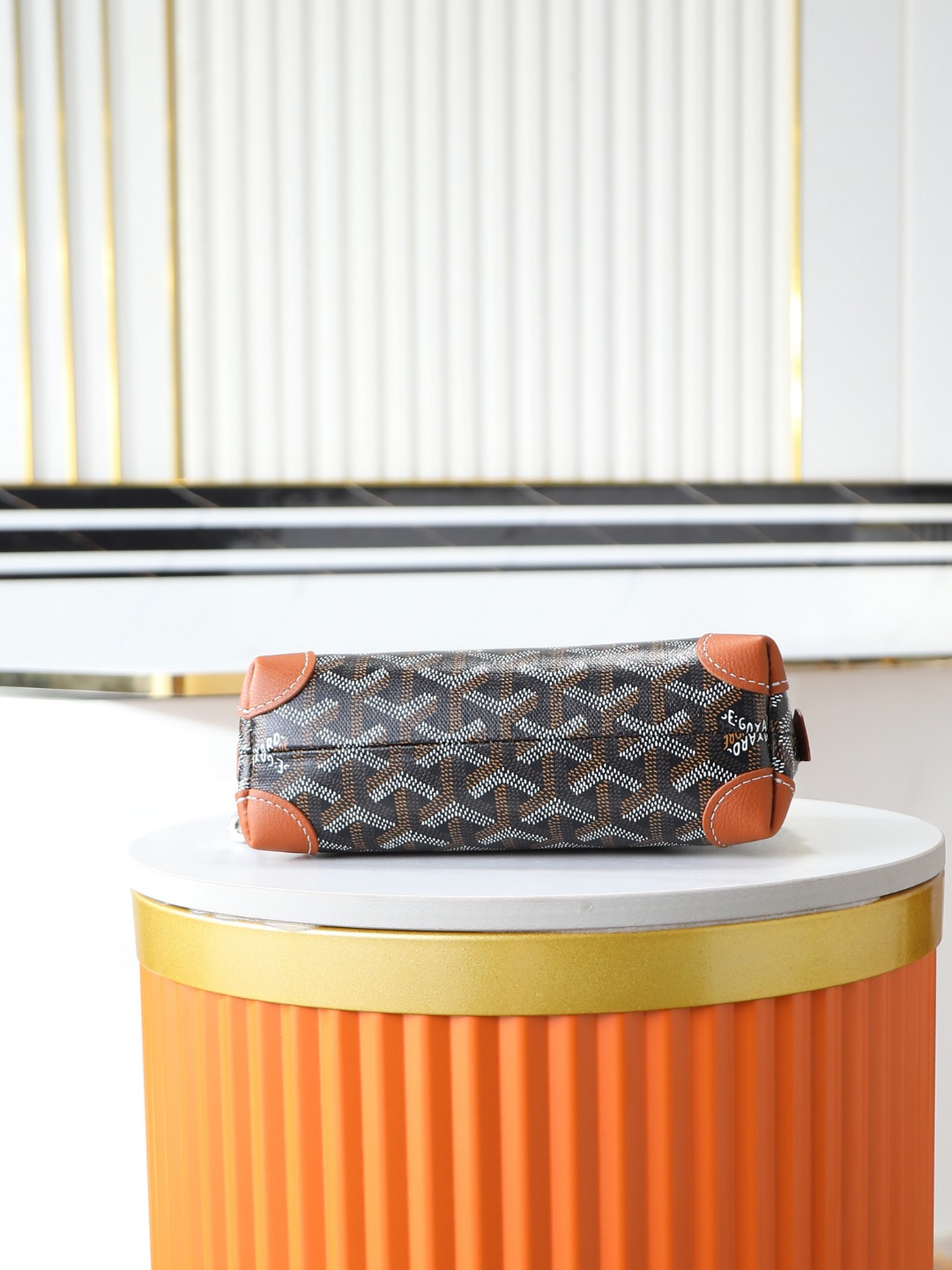 GOYARD 戈雅化妆包  Vendome (Canvas and Leather) — Women's Cosmetic Bag-F0- VENDOTPMLTY