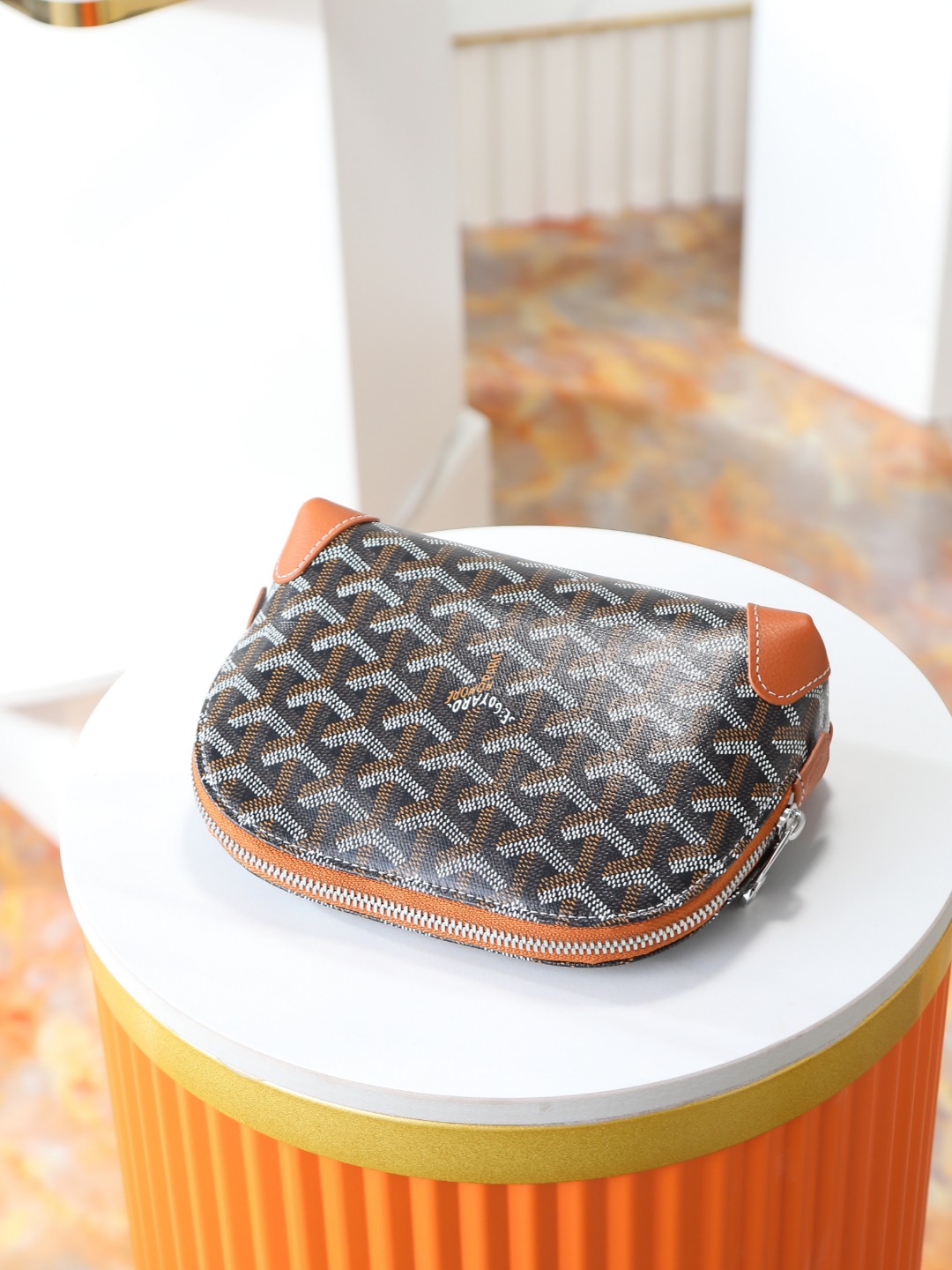 GOYARD 戈雅化妆包  Vendome (Canvas and Leather) — Women's Cosmetic Bag-F0- VENDOTPMLTY
