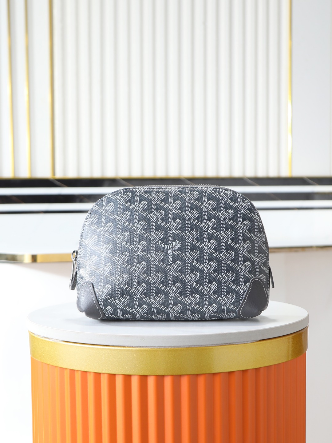 GOYARD 戈雅化妆包  Vendome (Canvas and Leather) — Women's Cosmetic Bag-F0- VENDOTPMLTY