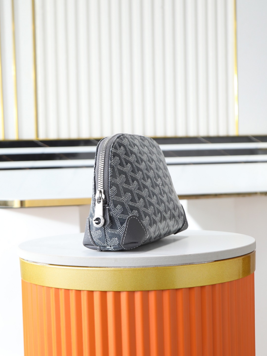 GOYARD 戈雅化妆包  Vendome (Canvas and Leather) — Women's Cosmetic Bag-F0- VENDOTPMLTY