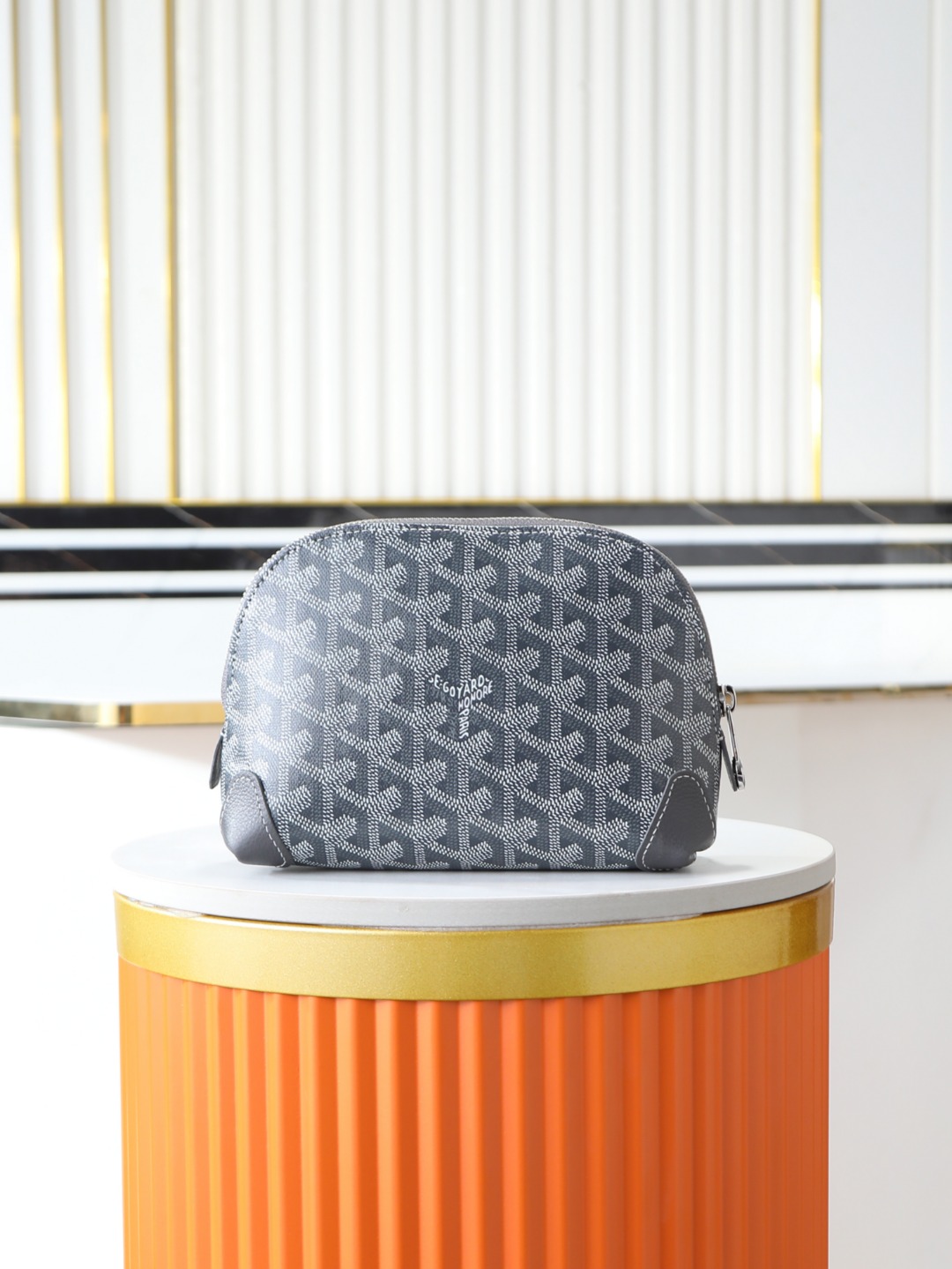 GOYARD 戈雅化妆包  Vendome (Canvas and Leather) — Women's Cosmetic Bag-F0- VENDOTPMLTY
