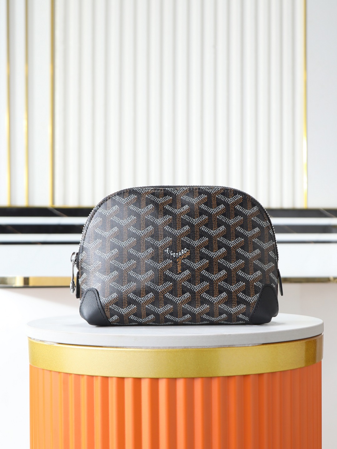 GOYARD 戈雅化妆包  Vendome (Canvas and Leather) — Women's Cosmetic Bag-F0- VENDOTPMLTY
