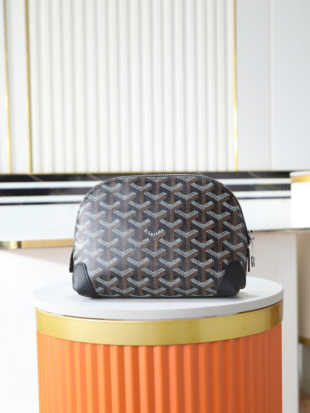 GOYARD 戈雅化妆包  Vendome (Canvas and Leather) — Women's Cosmetic Bag-F0- VENDOTPMLTY