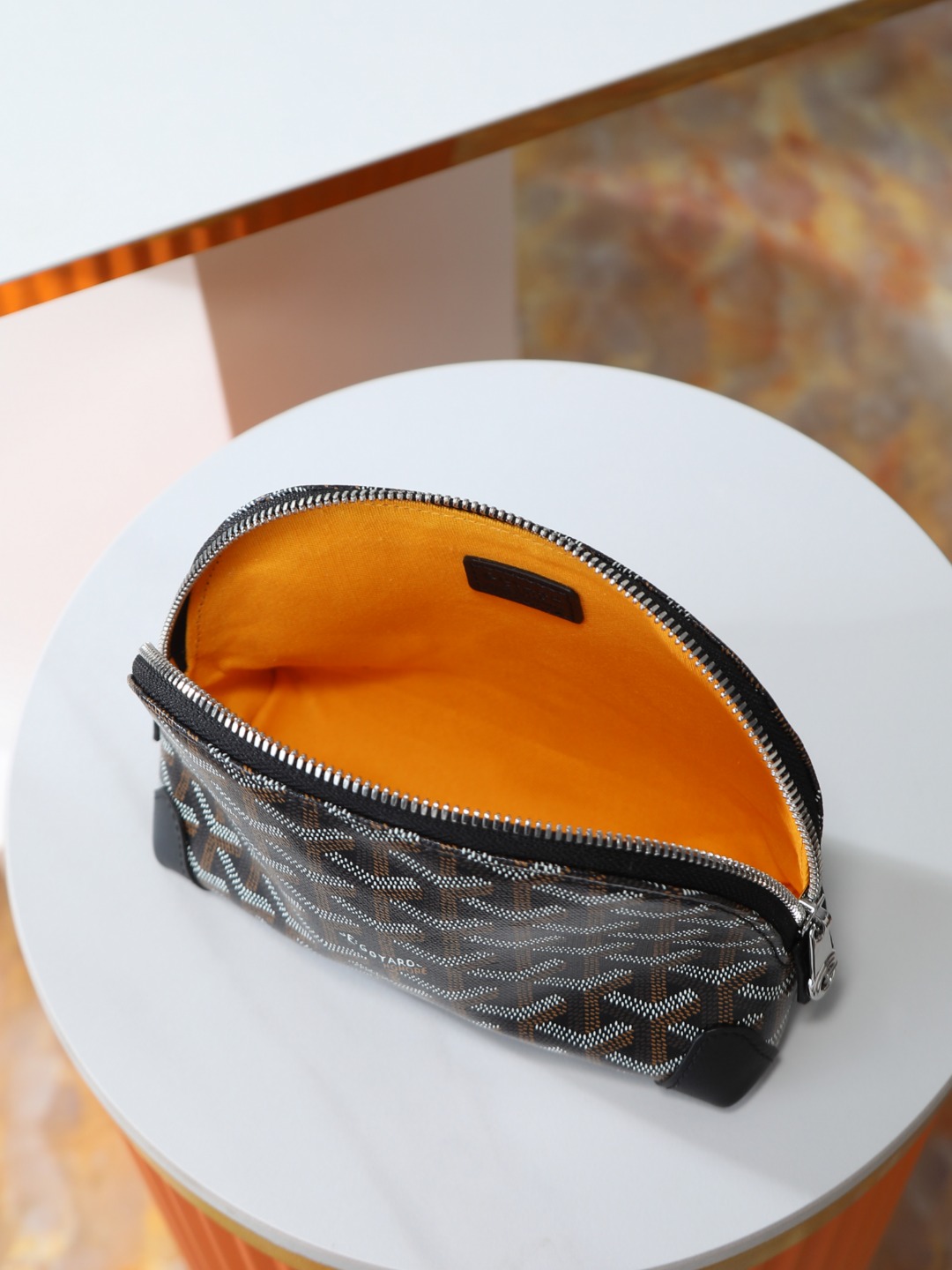 GOYARD 戈雅化妆包  Vendome (Canvas and Leather) — Women's Cosmetic Bag-F0- VENDOTPMLTY