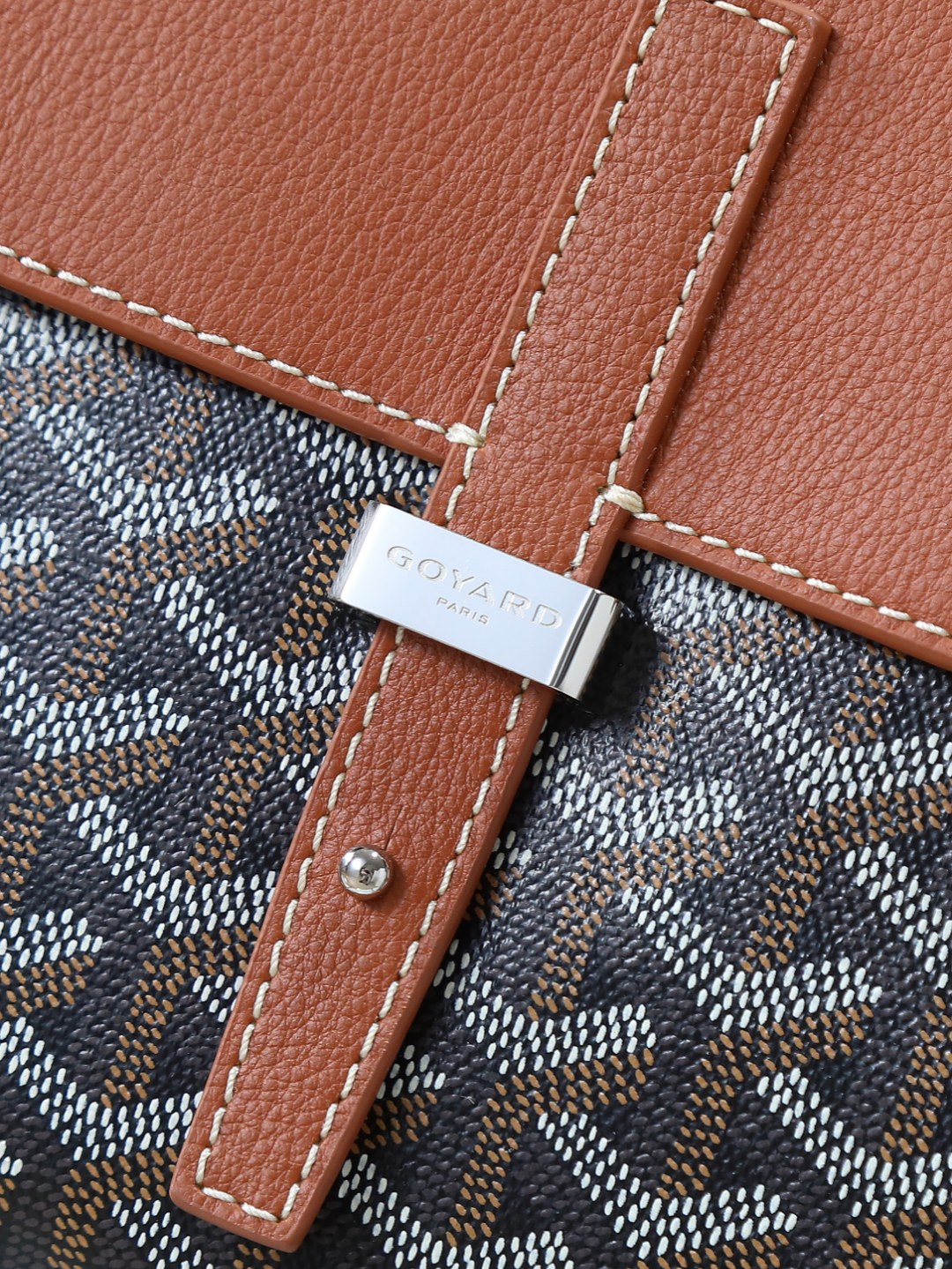 GOYARD 戈雅 邮差 COURSIER (Canvas and Leather) — Crossbody Bag-F0- COURSIMMLTY