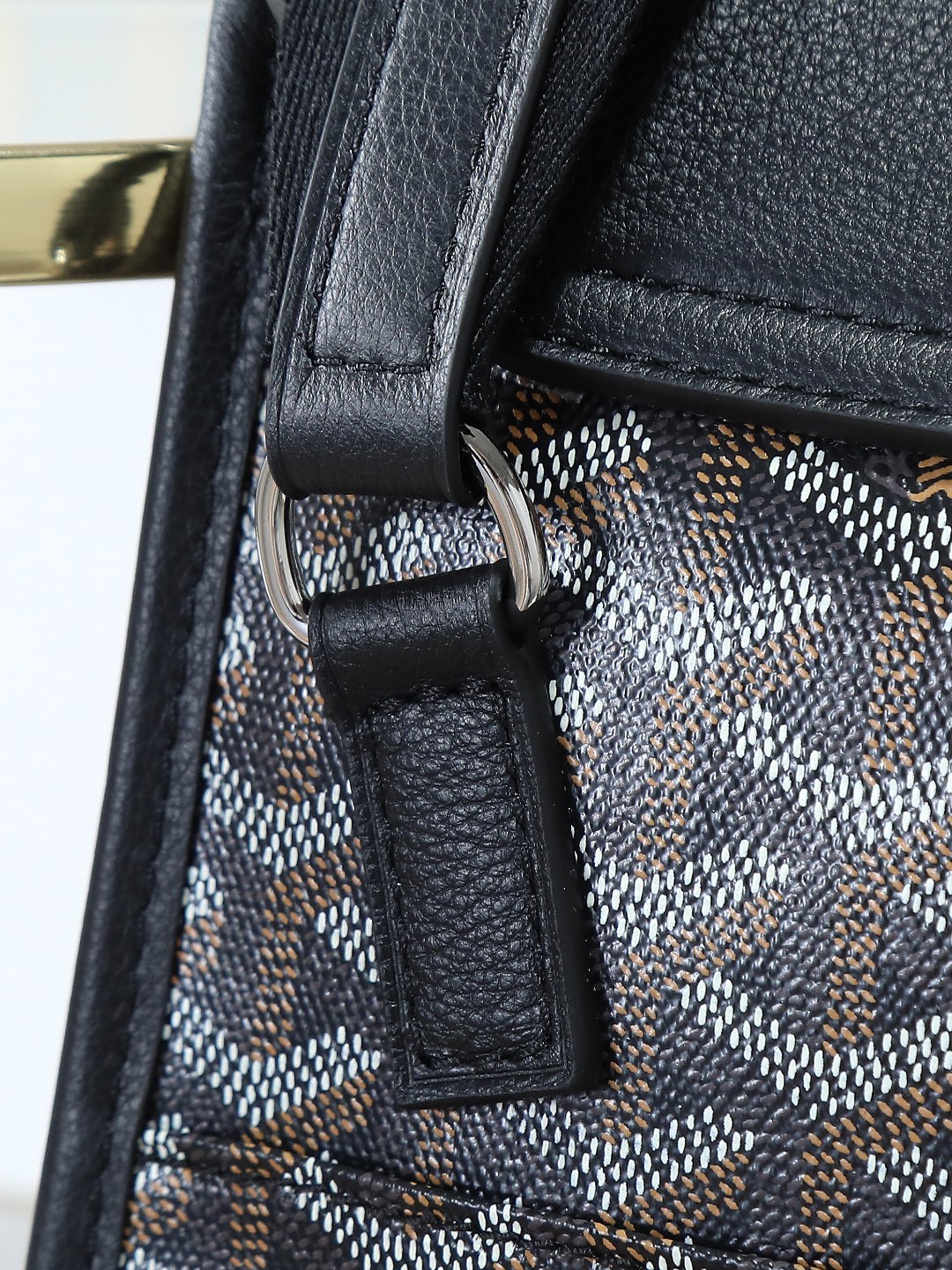 GOYARD 戈雅 邮差 COURSIER (Canvas and Leather) — Crossbody Bag-F0- COURSIMMLTY