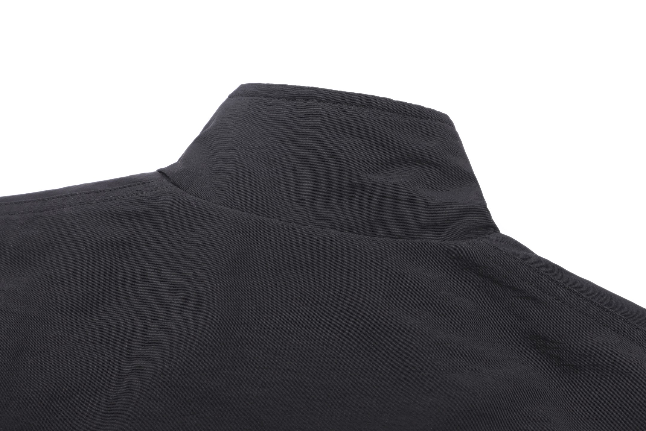 Balenciaga 巴黎世家 刺绣logo拉链立领夹克 外套 长袖 黑色 B5