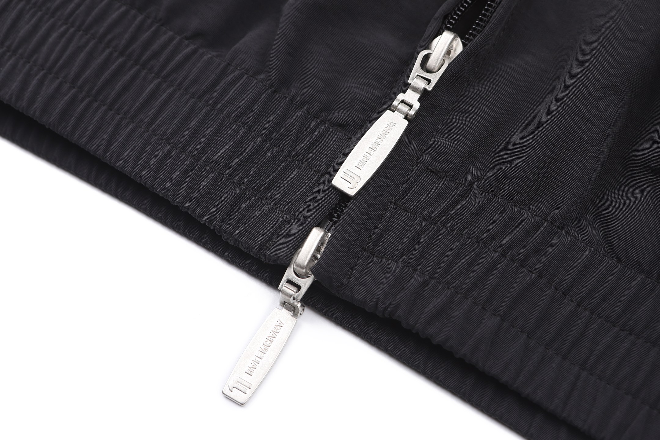 Balenciaga 巴黎世家 刺绣logo拉链立领夹克 外套 长袖 黑色 B5