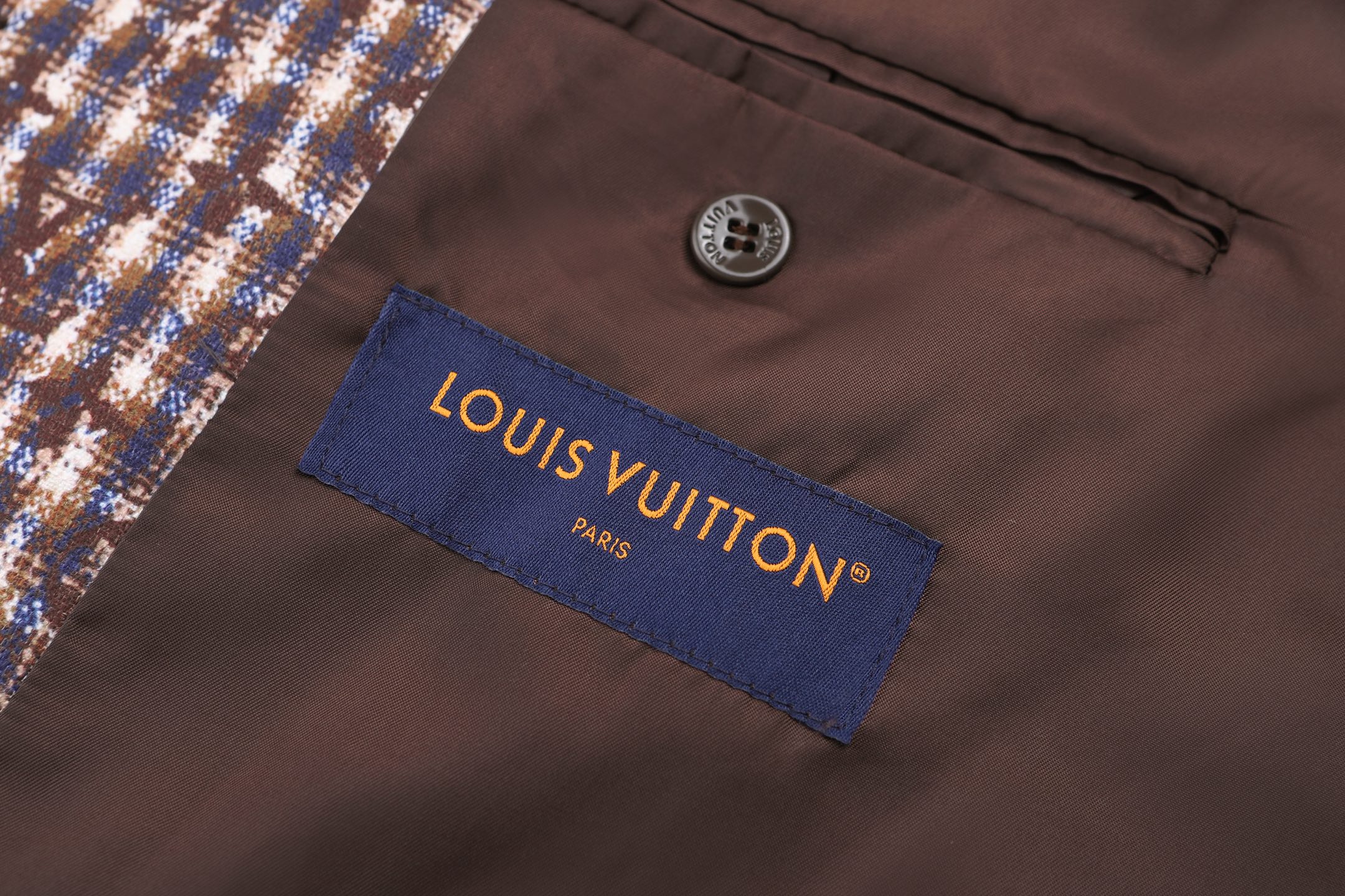 LOUIS VUITTON 路易威登 CHIC 无领粗花呢外套 小香风 夹克 长袖 C0
