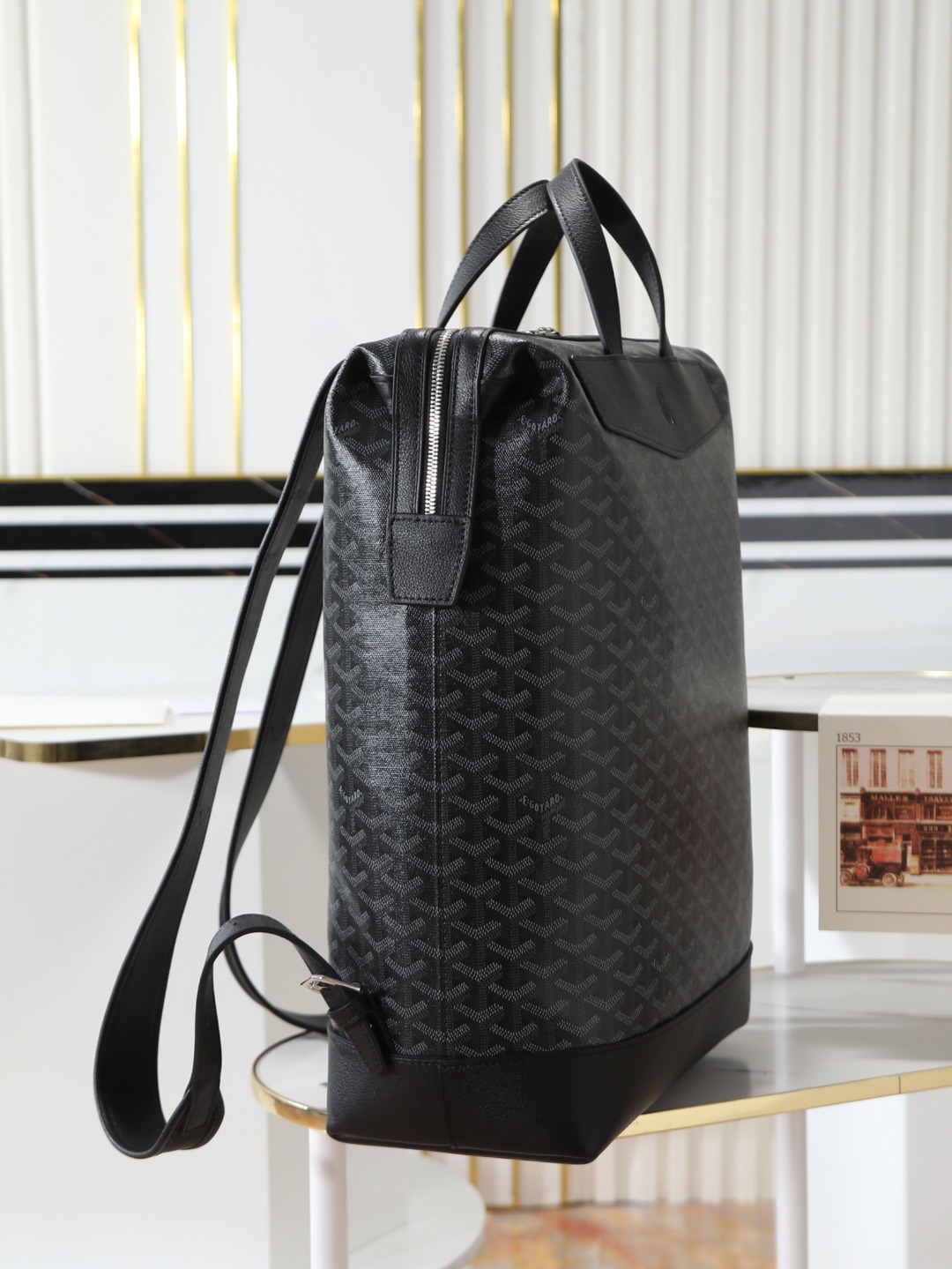 GOYARD 戈雅 双肩 Cisalpin (Canvas and Leather) — Backpack-F0-CISALPMMLTY