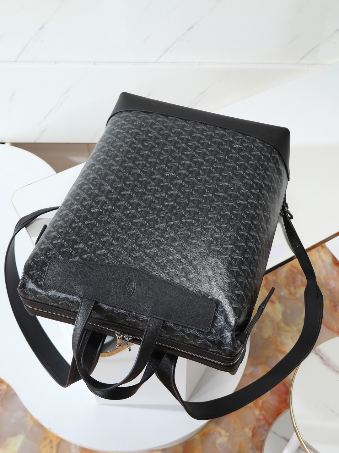 GOYARD 戈雅 双肩 Cisalpin (Canvas and Leather) — Backpack-F0-CISALPMMLTY