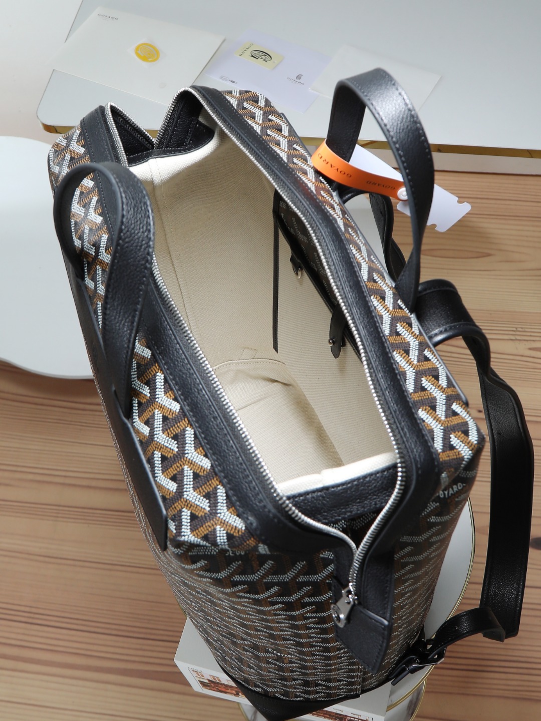 GOYARD 戈雅 双肩 Cisalpin (Canvas and Leather) — Backpack-F0-CISALPMMLTY