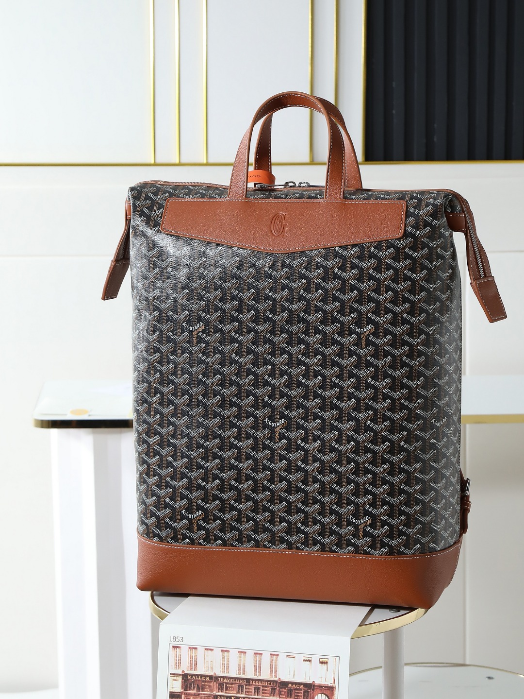 GOYARD 戈雅 双肩 Cisalpin (Canvas and Leather) — Backpack-F0-CISALPMMLTY
