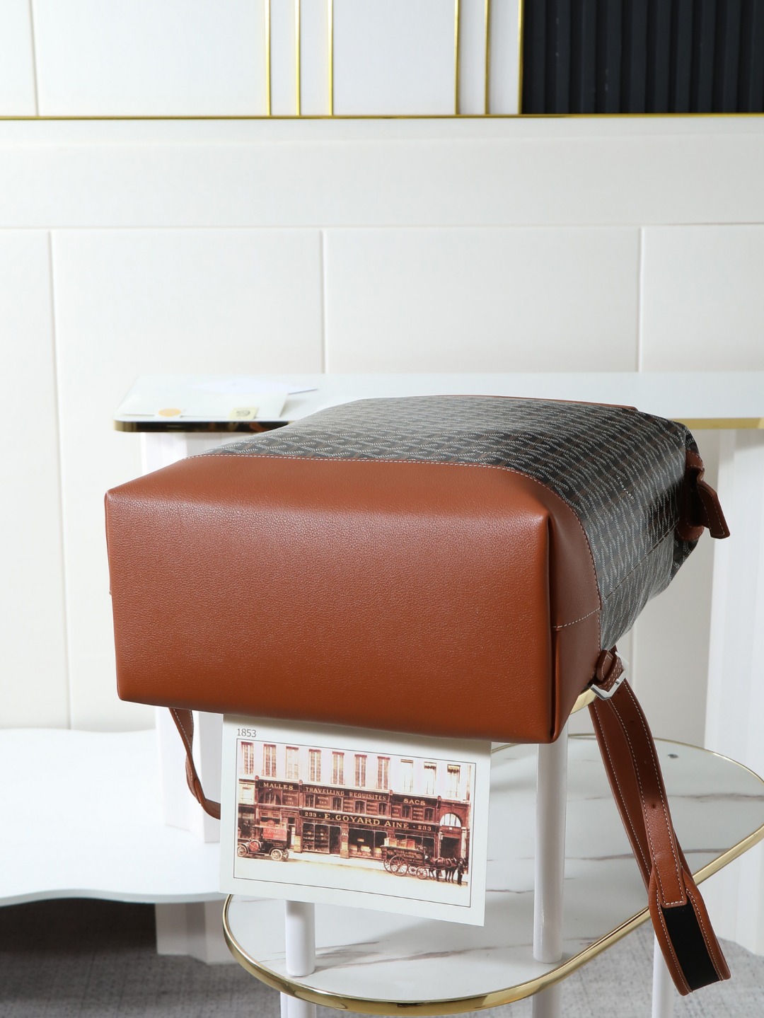 GOYARD 戈雅 双肩 Cisalpin (Canvas and Leather) — Backpack-F0-CISALPMMLTY
