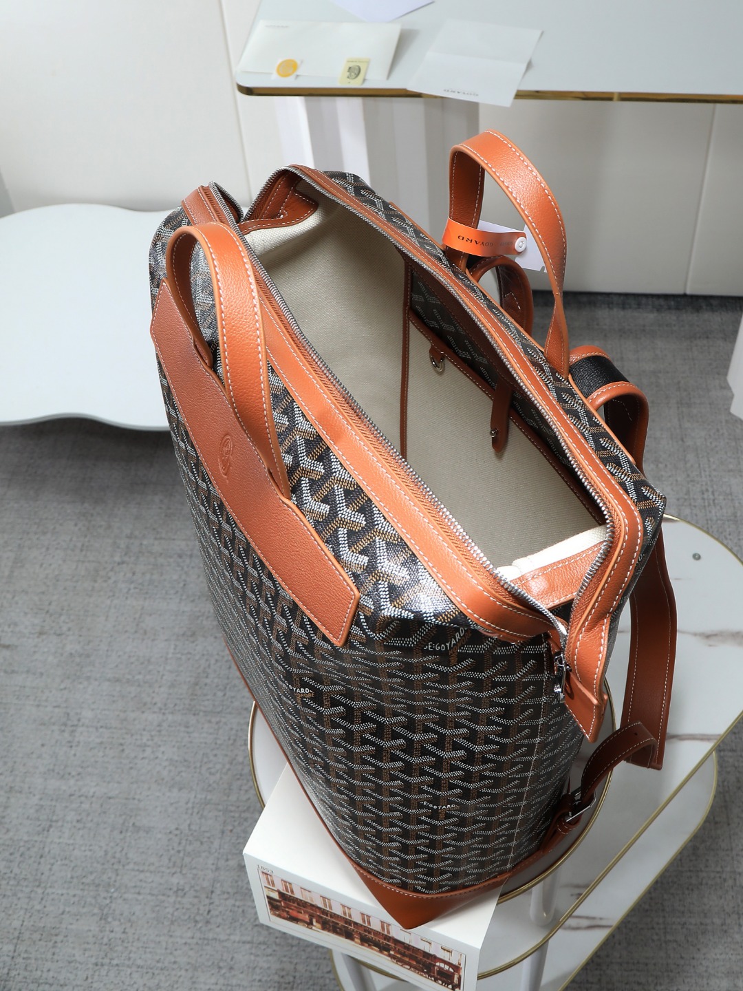 GOYARD 戈雅 双肩 Cisalpin (Canvas and Leather) — Backpack-F0-CISALPMMLTY