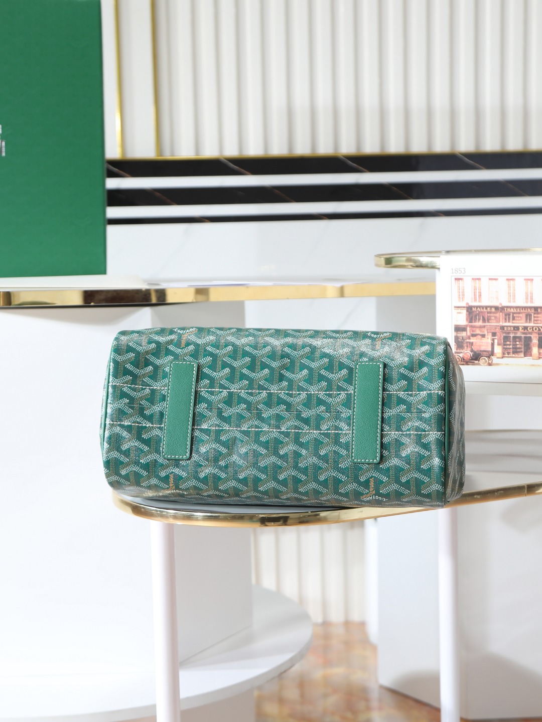 GOYARD 戈雅手提单肩  Rouette (Canvas and Leather) — Shoulder Handbag-F0-ROUETTPMLTY
