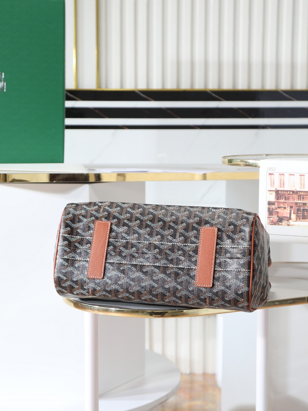 GOYARD 戈雅手提单肩  Rouette (Canvas and Leather) — Shoulder Handbag-F0-ROUETTPMLTY