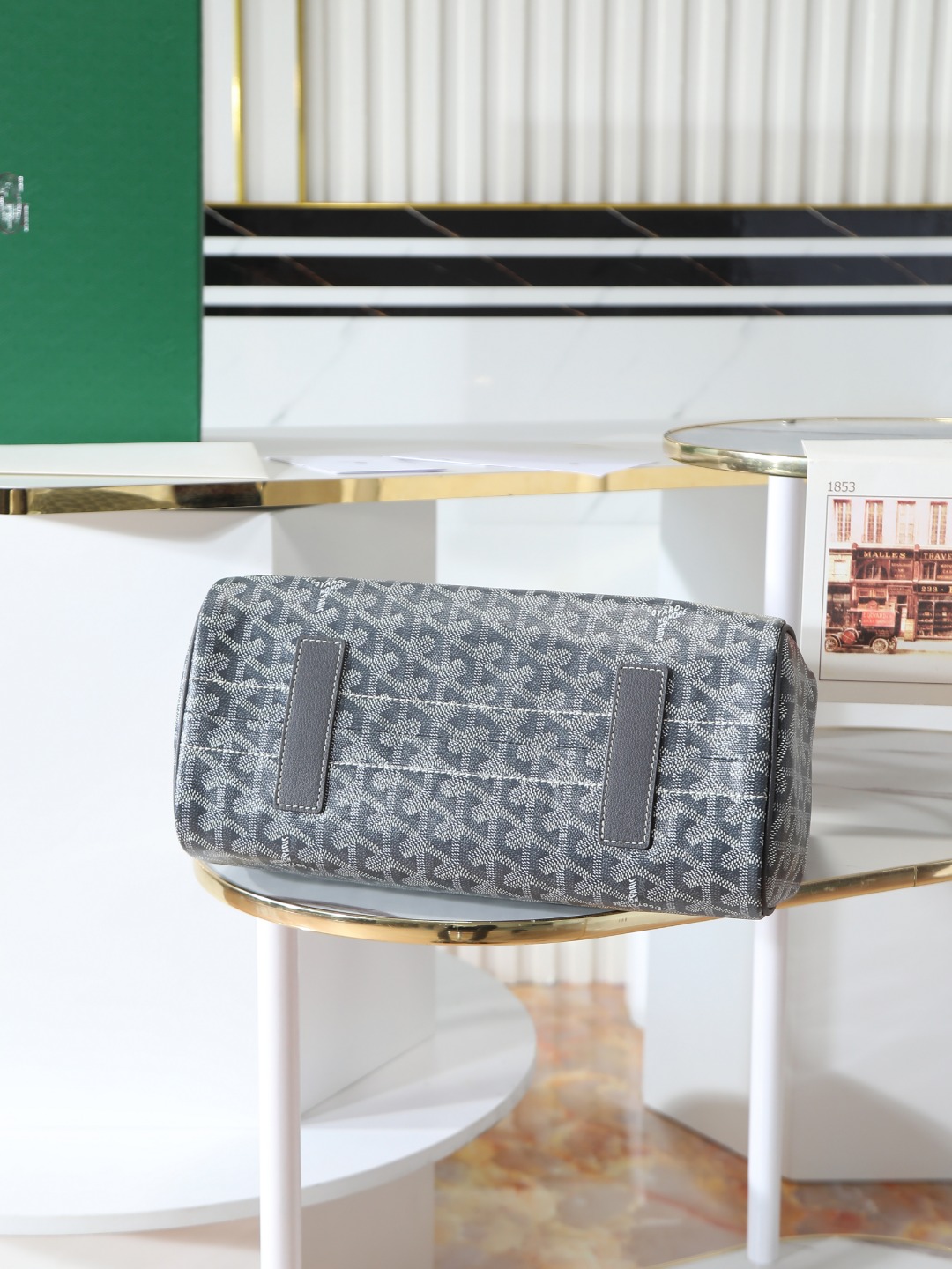 GOYARD 戈雅手提单肩  Rouette (Canvas and Leather) — Shoulder Handbag-F0-ROUETTPMLTY