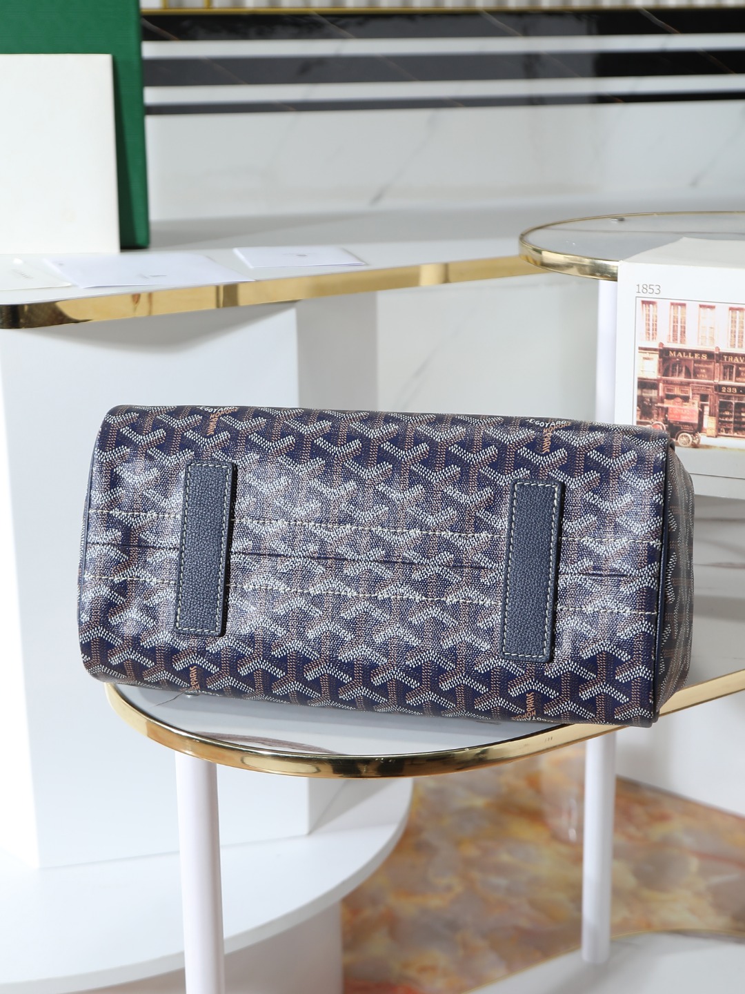 GOYARD 戈雅手提单肩  Rouette (Canvas and Leather) — Shoulder Handbag-F0-ROUETTPMLTY