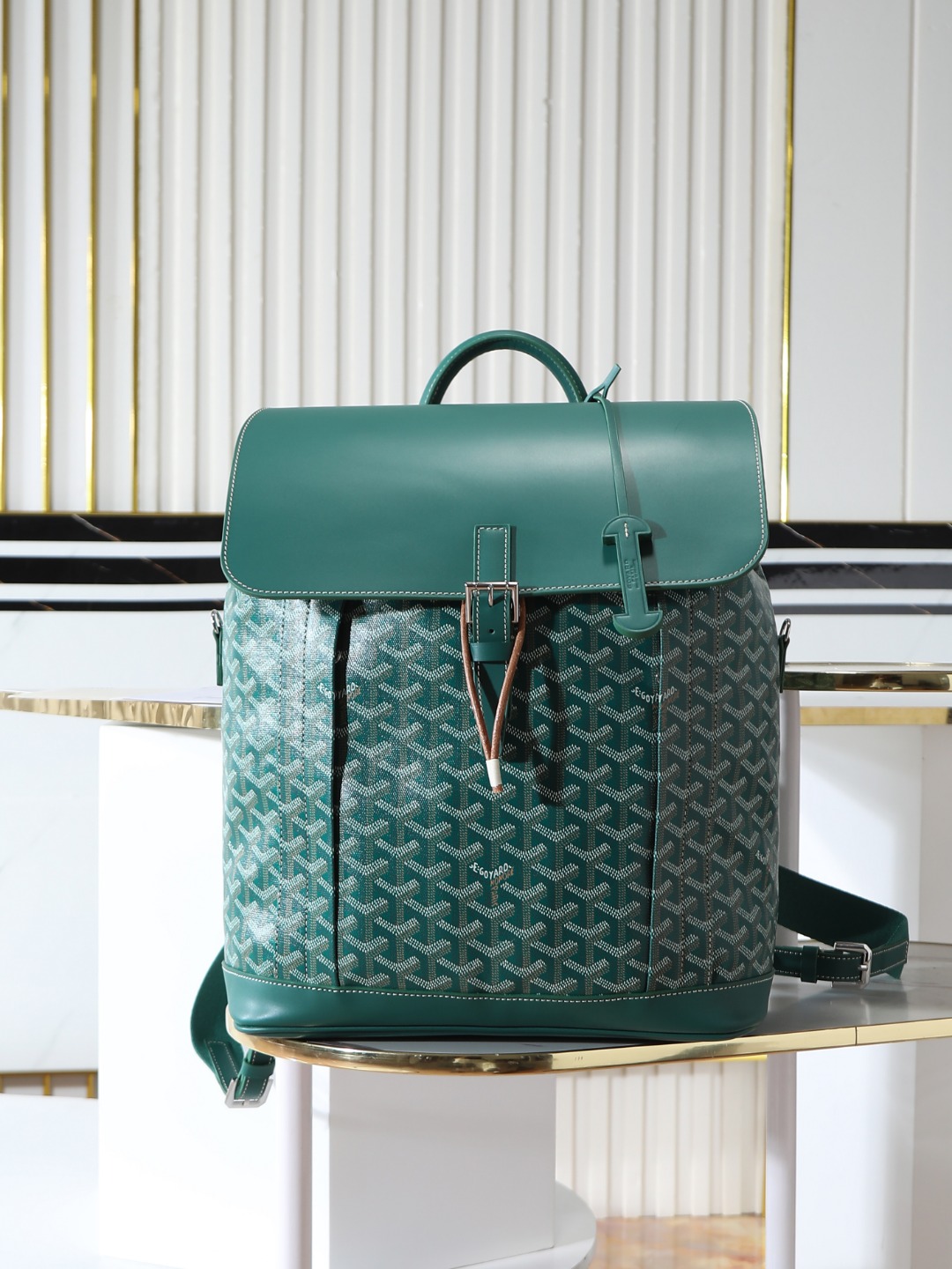 GOYARD 戈雅 双肩 Cisalpin (Canvas and Leather) — Backpack-F0-ALPIN2MMLTY