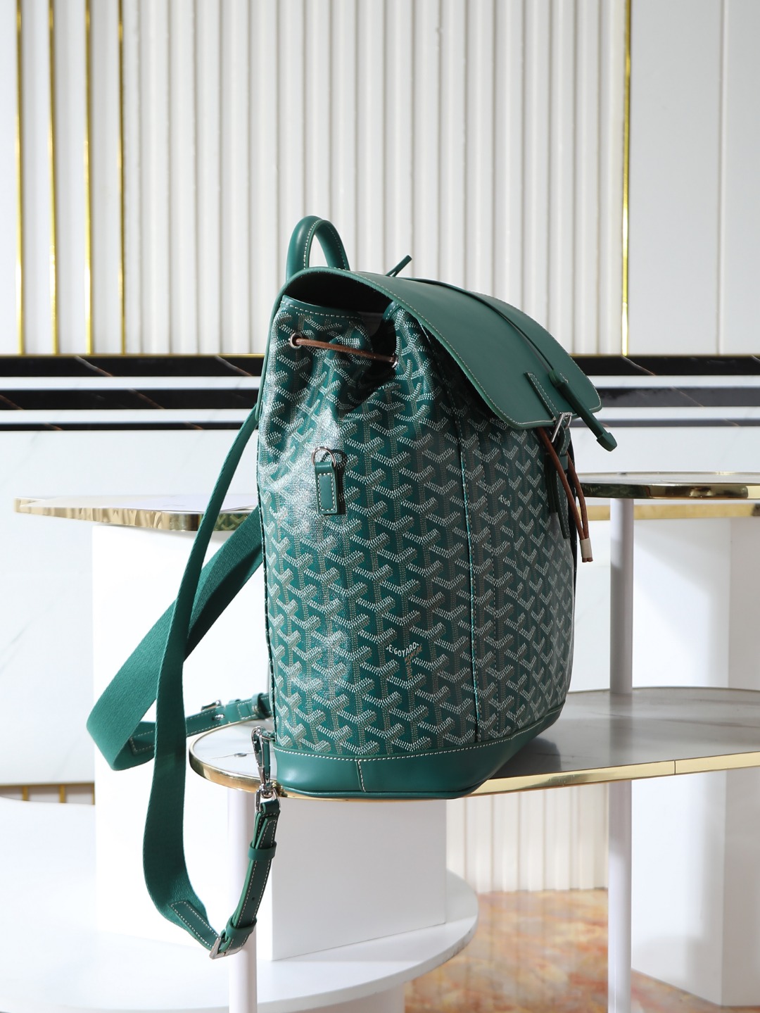 GOYARD 戈雅 双肩 Cisalpin (Canvas and Leather) — Backpack-F0-ALPIN2MMLTY