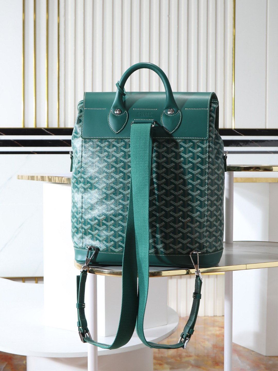 GOYARD 戈雅 双肩 Cisalpin (Canvas and Leather) — Backpack-F0-ALPIN2MMLTY
