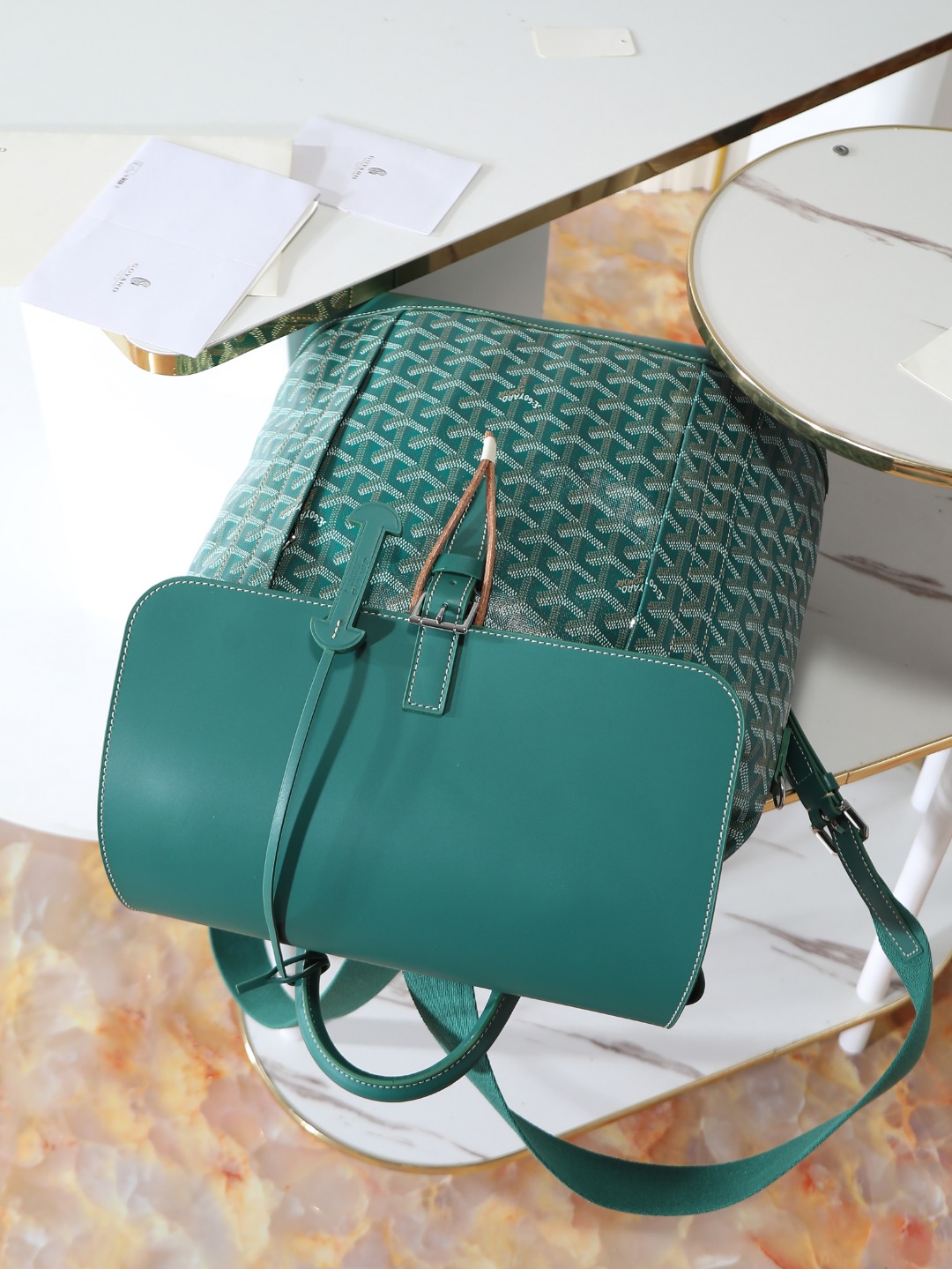 GOYARD 戈雅 双肩 Cisalpin (Canvas and Leather) — Backpack-F0-ALPIN2MMLTY