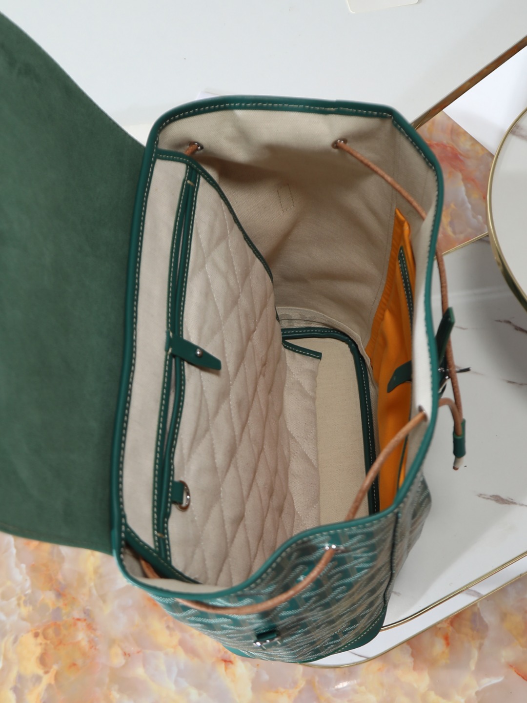 GOYARD 戈雅 双肩 Cisalpin (Canvas and Leather) — Backpack-F0-ALPIN2MMLTY