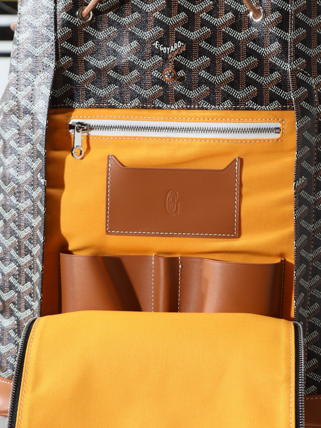 GOYARD 戈雅 双肩 Cisalpin (Canvas and Leather) — Backpack-F0-ALPIN2MMLTY