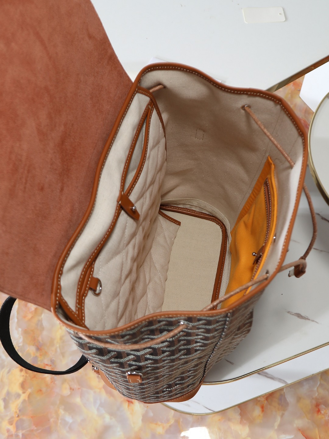 GOYARD 戈雅 双肩 Cisalpin (Canvas and Leather) — Backpack-F0-ALPIN2MMLTY