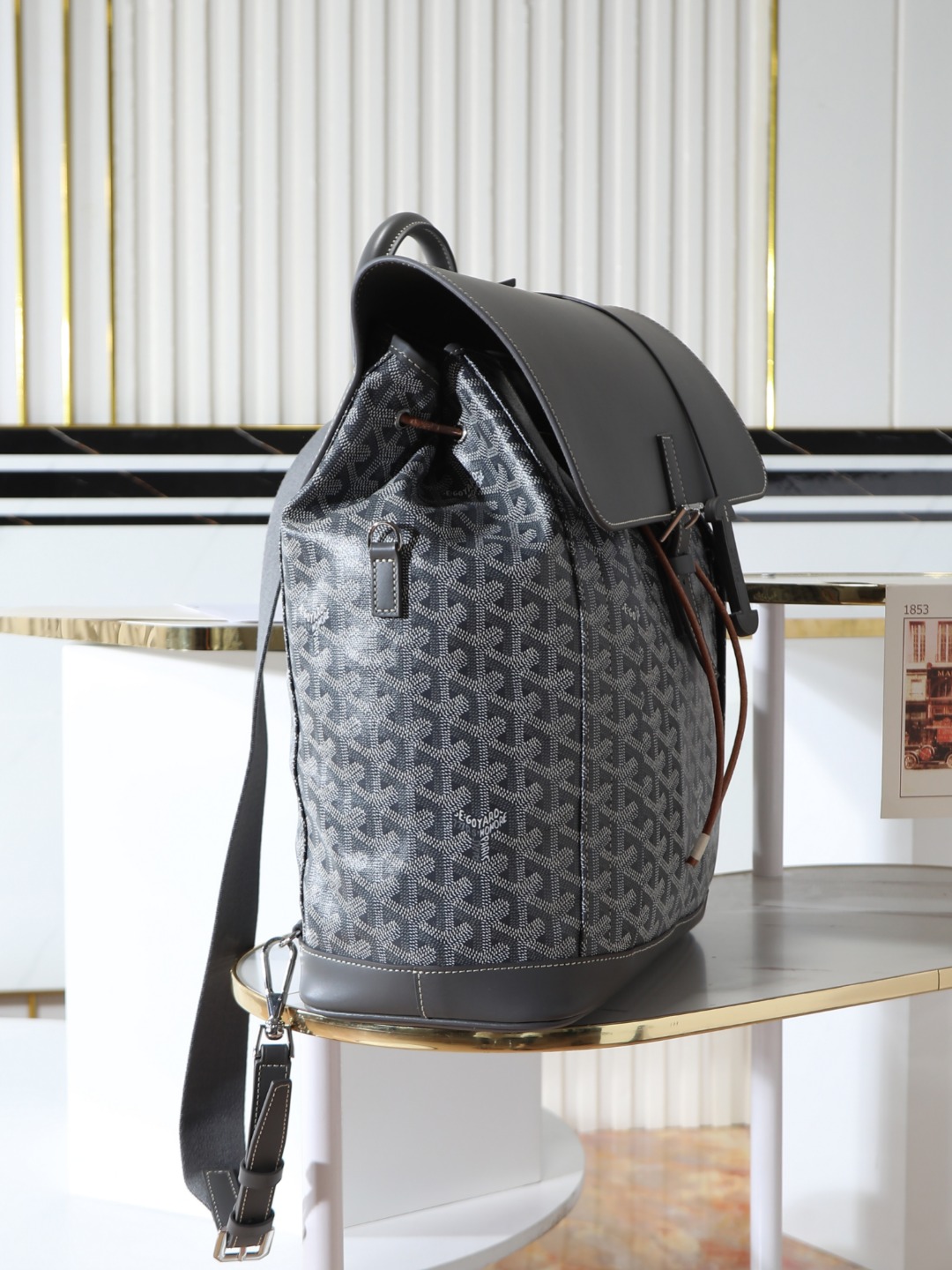 GOYARD 戈雅 双肩 Cisalpin (Canvas and Leather) — Backpack-F0-ALPIN2MMLTY