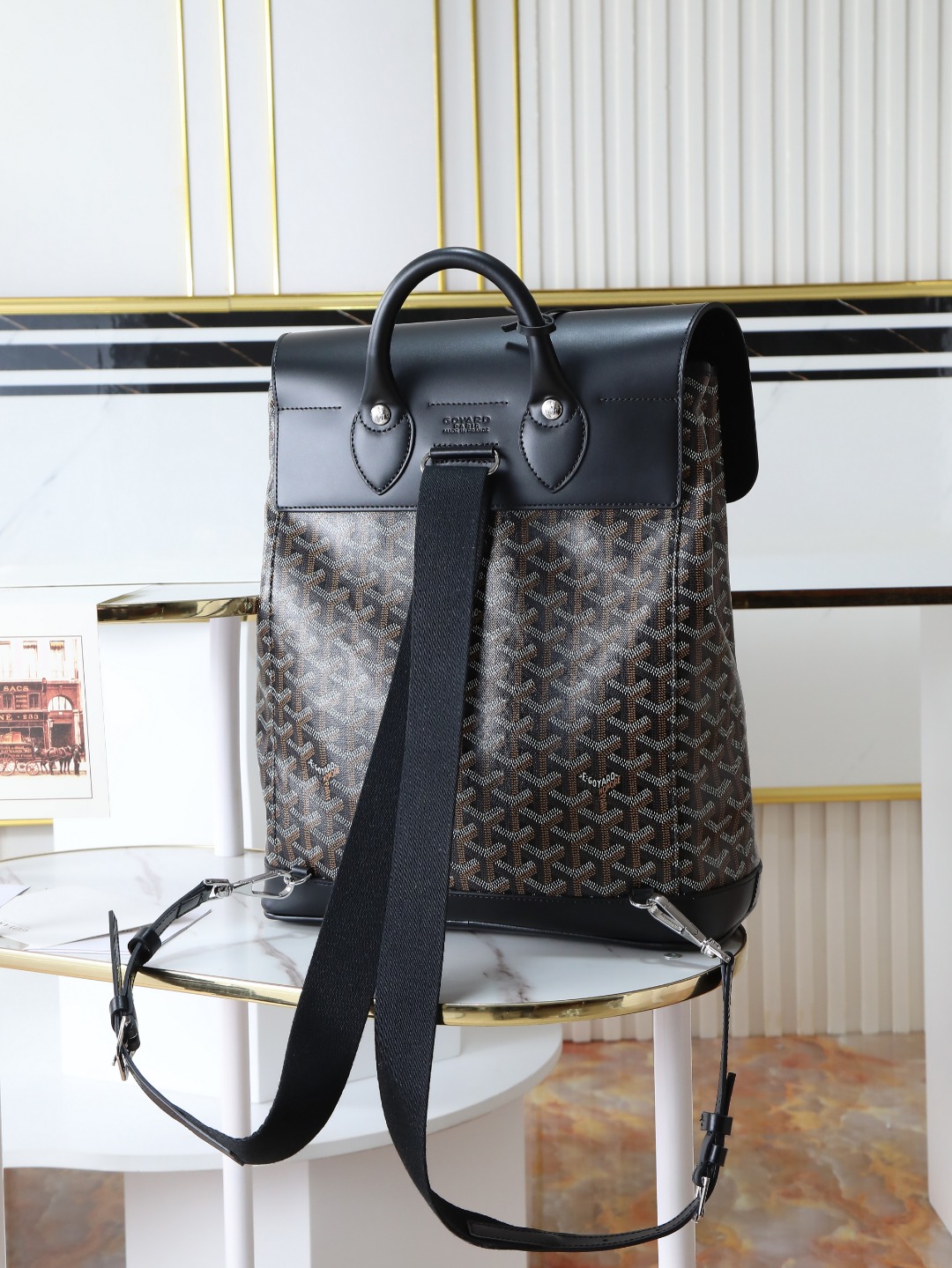 GOYARD 戈雅 双肩 Cisalpin (Canvas and Leather) — Backpack-F0-ALPIN2MMLTY