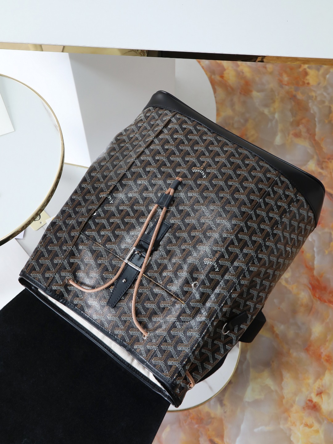 GOYARD 戈雅 双肩 Cisalpin (Canvas and Leather) — Backpack-F0-ALPIN2MMLTY