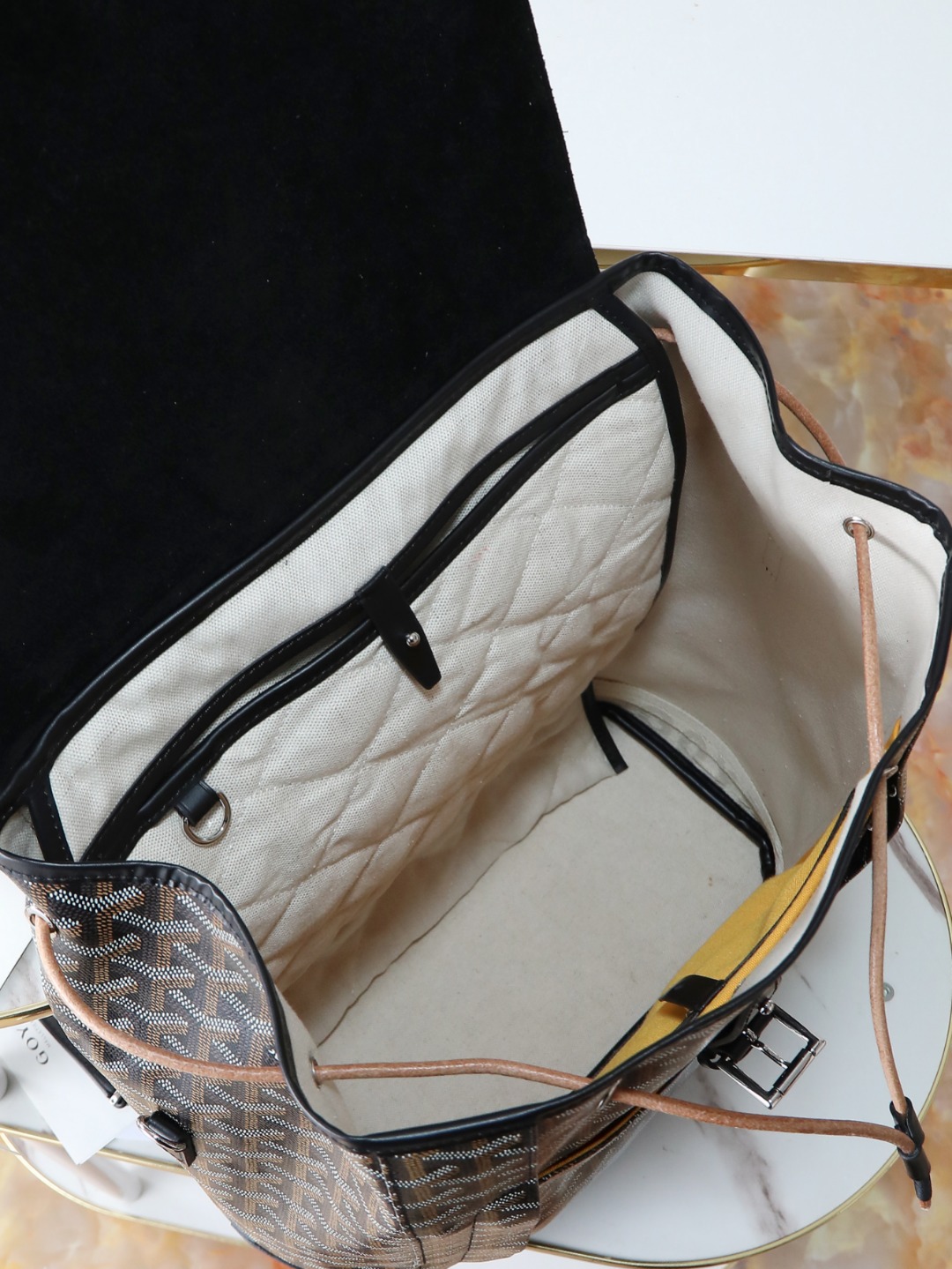GOYARD 戈雅 双肩 Cisalpin (Canvas and Leather) — Backpack-F0-ALPIN2MMLTY