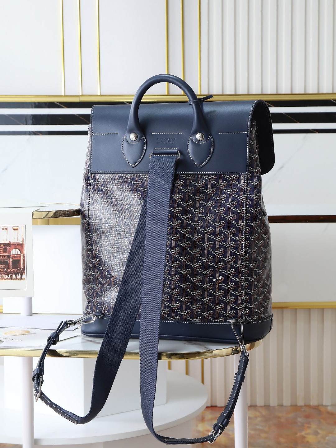 GOYARD 戈雅 双肩 Cisalpin (Canvas and Leather) — Backpack-F0-ALPIN2MMLTY