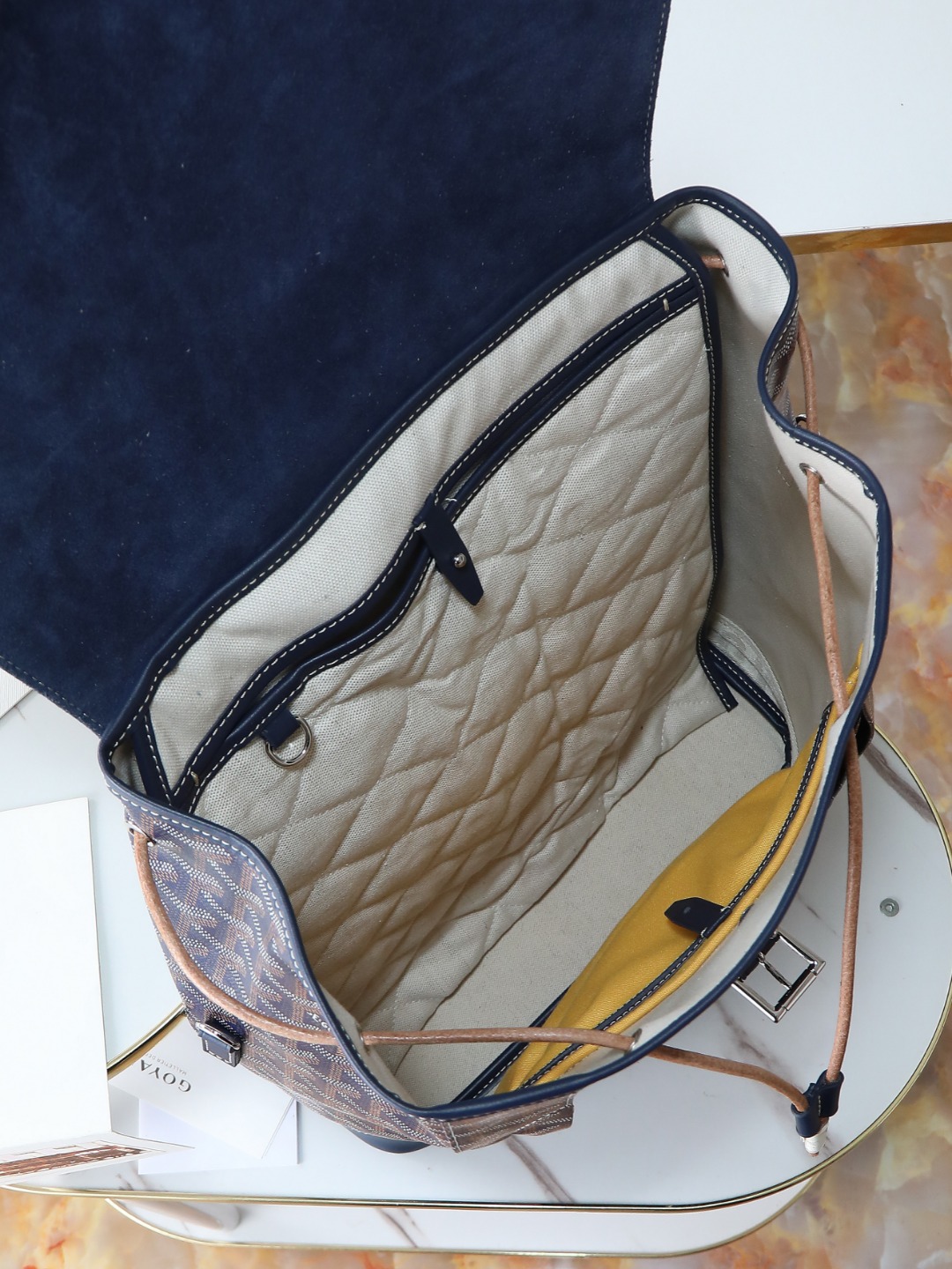GOYARD 戈雅 双肩 Cisalpin (Canvas and Leather) — Backpack-F0-ALPIN2MMLTY