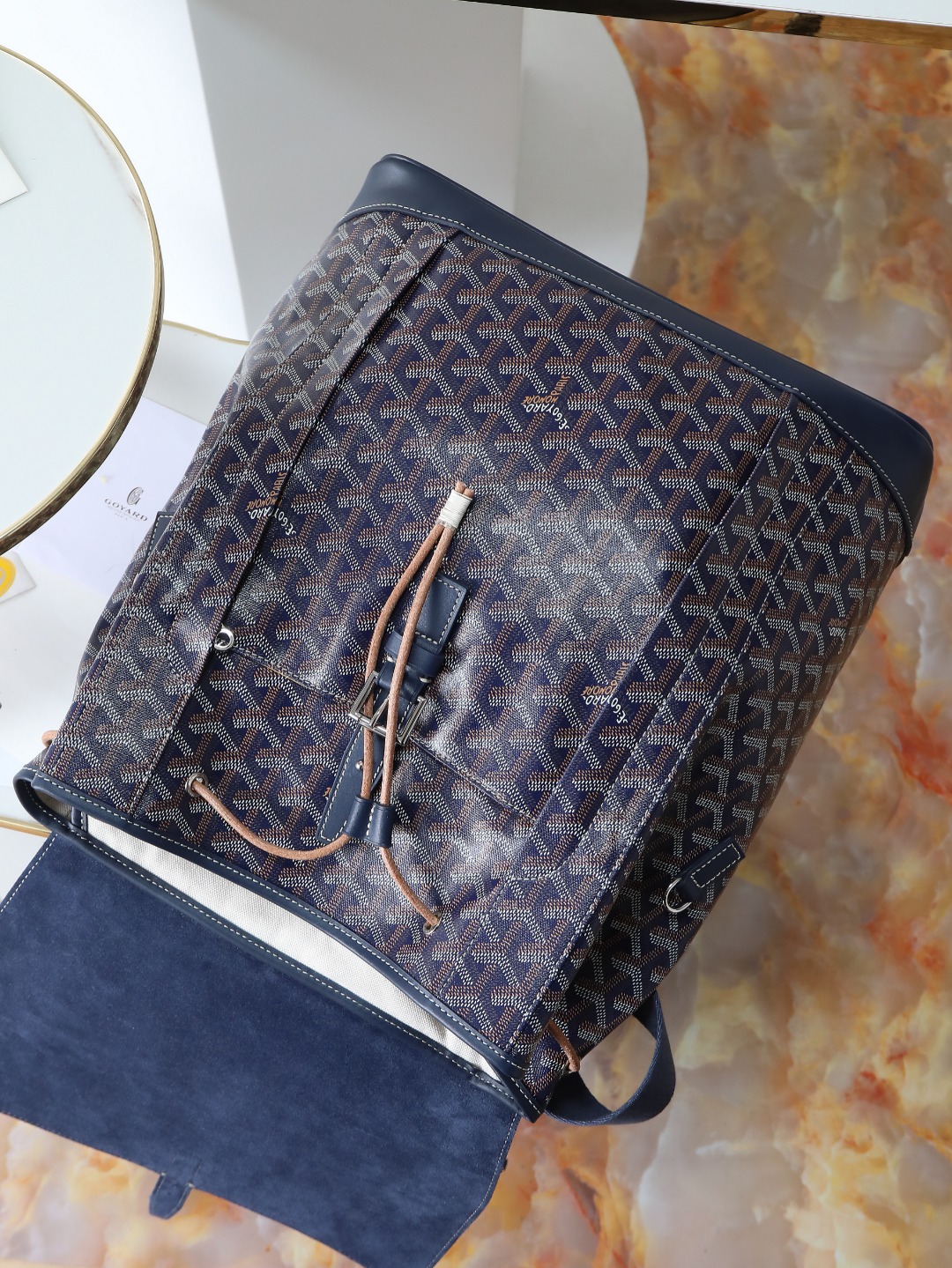 GOYARD 戈雅 双肩 Cisalpin (Canvas and Leather) — Backpack-F0-ALPIN2MMLTY